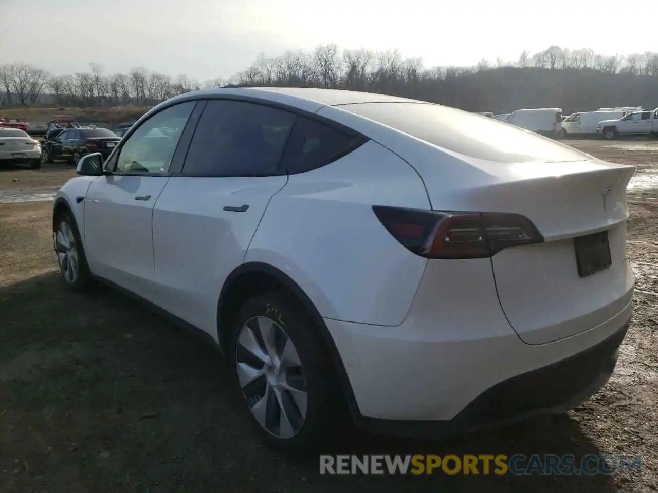 3 Photograph of a damaged car 5YJYGDEE1LF009645 TESLA MODEL Y 2020