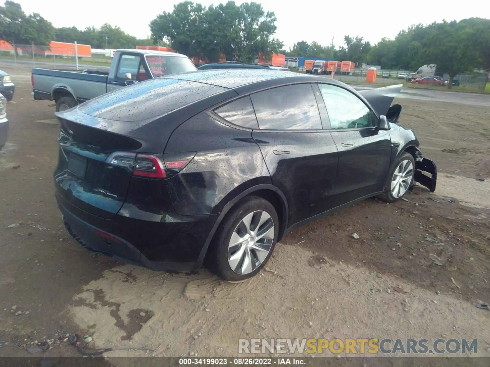 4 Фотография поврежденного автомобиля 5YJYGDEE1LF012495 TESLA MODEL Y 2020