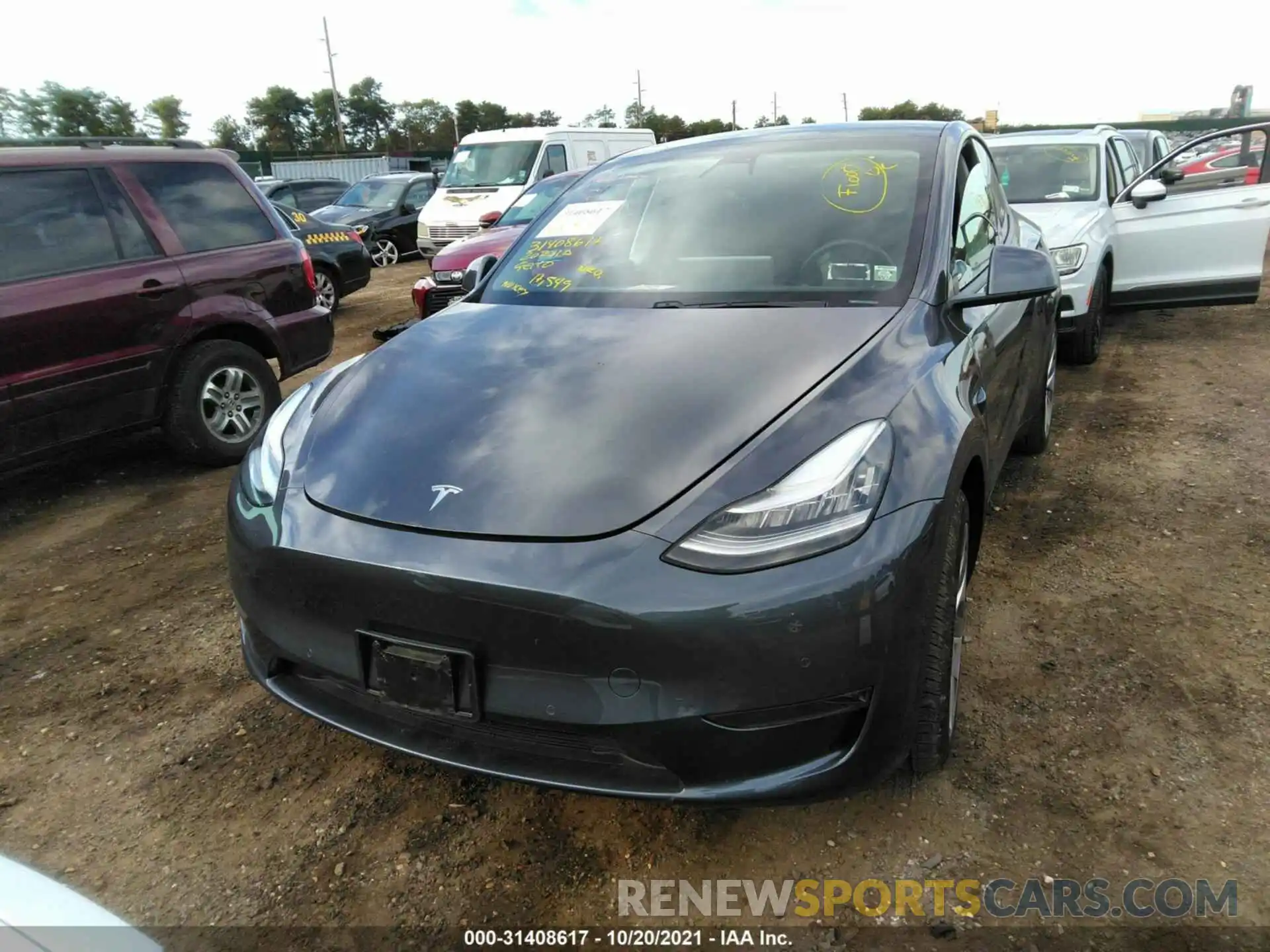 6 Фотография поврежденного автомобиля 5YJYGDEE1LF013260 TESLA MODEL Y 2020