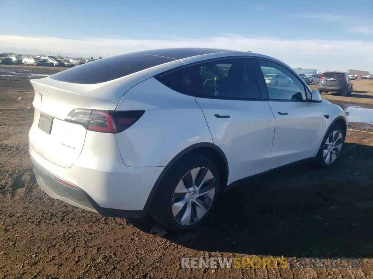 4 Фотография поврежденного автомобиля 5YJYGDEE1LF015185 TESLA MODEL Y 2020