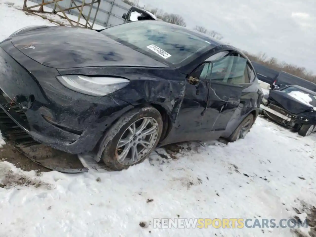 9 Фотография поврежденного автомобиля 5YJYGDEE1LF016112 TESLA MODEL Y 2020