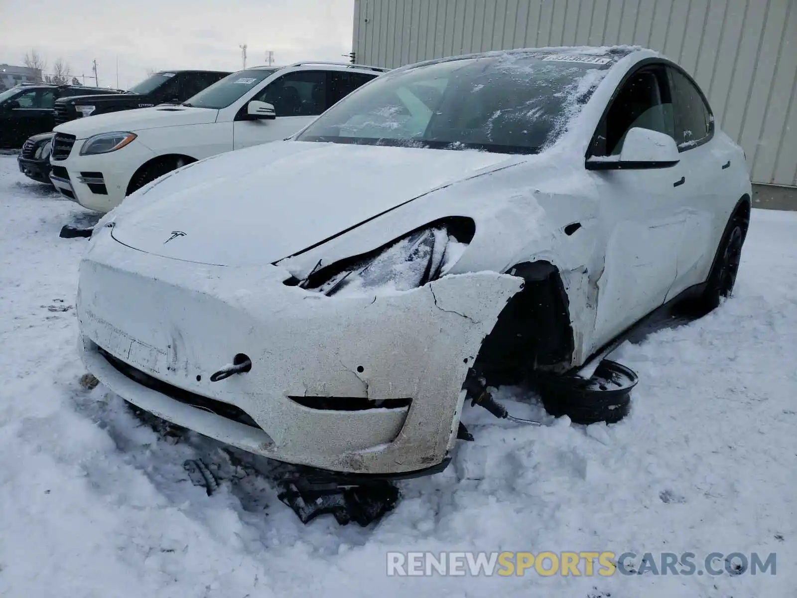 9 Photograph of a damaged car 5YJYGDEE1LF019303 TESLA MODEL Y 2020