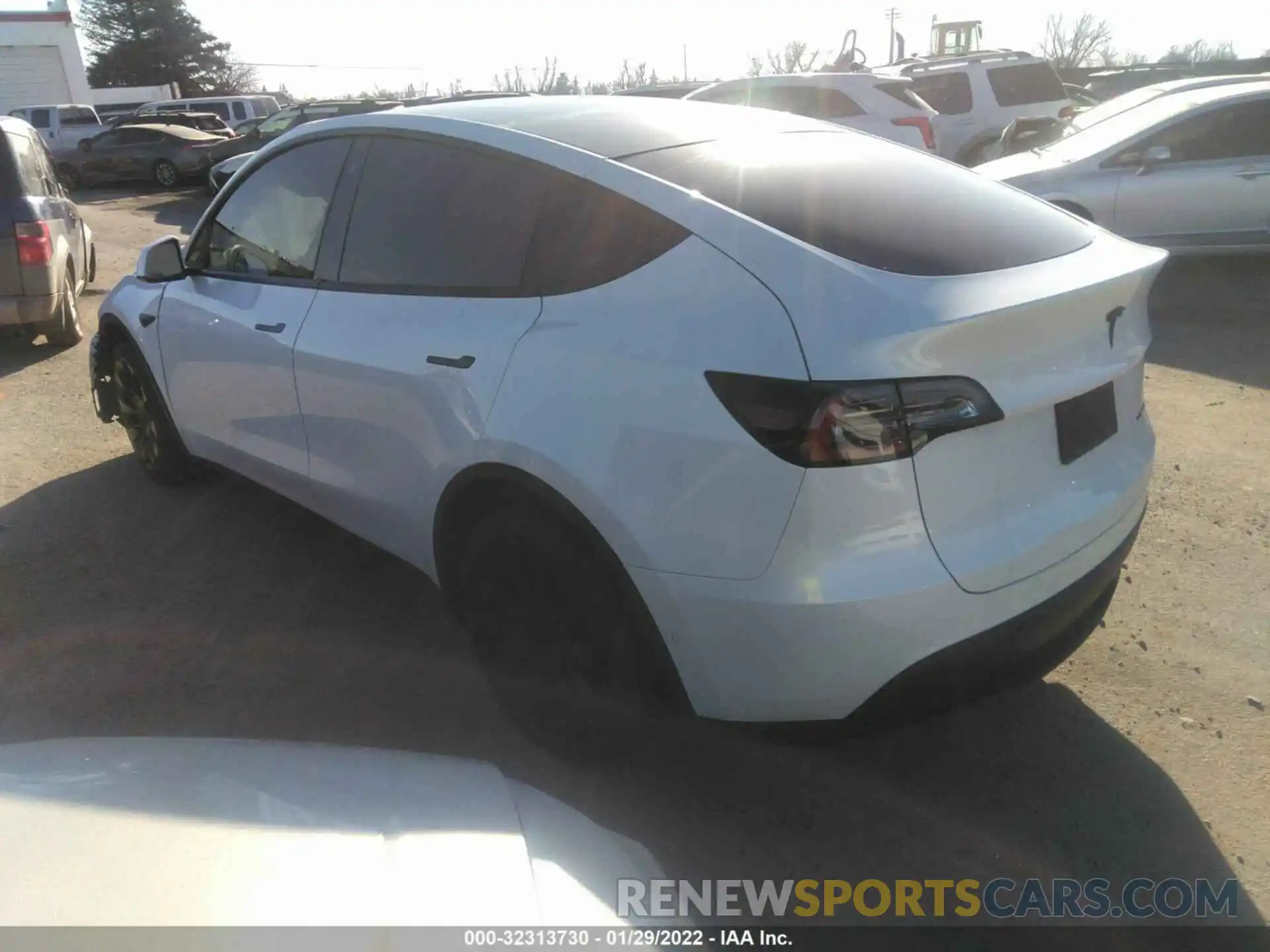 3 Photograph of a damaged car 5YJYGDEE1LF032875 TESLA MODEL Y 2020