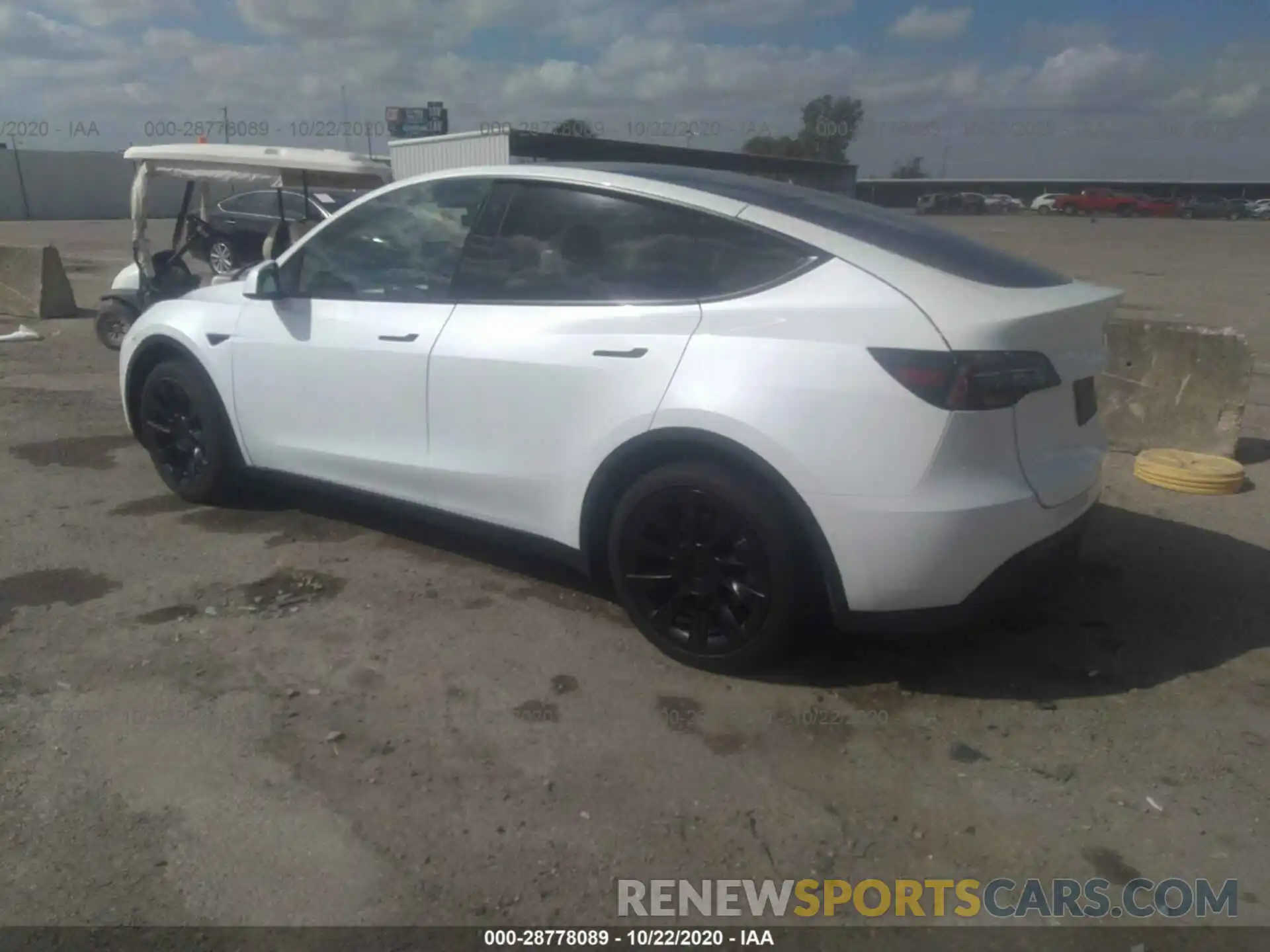 3 Photograph of a damaged car 5YJYGDEE1LF034254 TESLA MODEL Y 2020