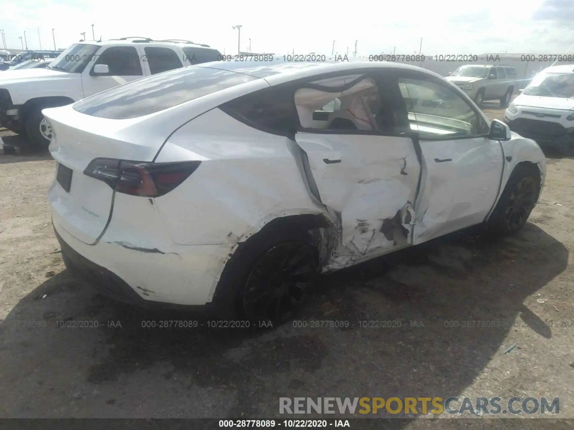 6 Photograph of a damaged car 5YJYGDEE1LF034254 TESLA MODEL Y 2020