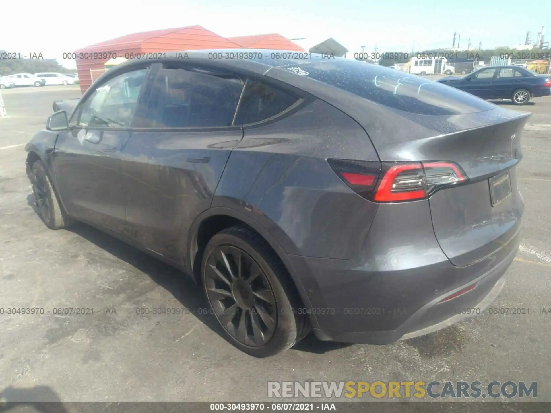 3 Фотография поврежденного автомобиля 5YJYGDEE1LF038112 TESLA MODEL Y 2020