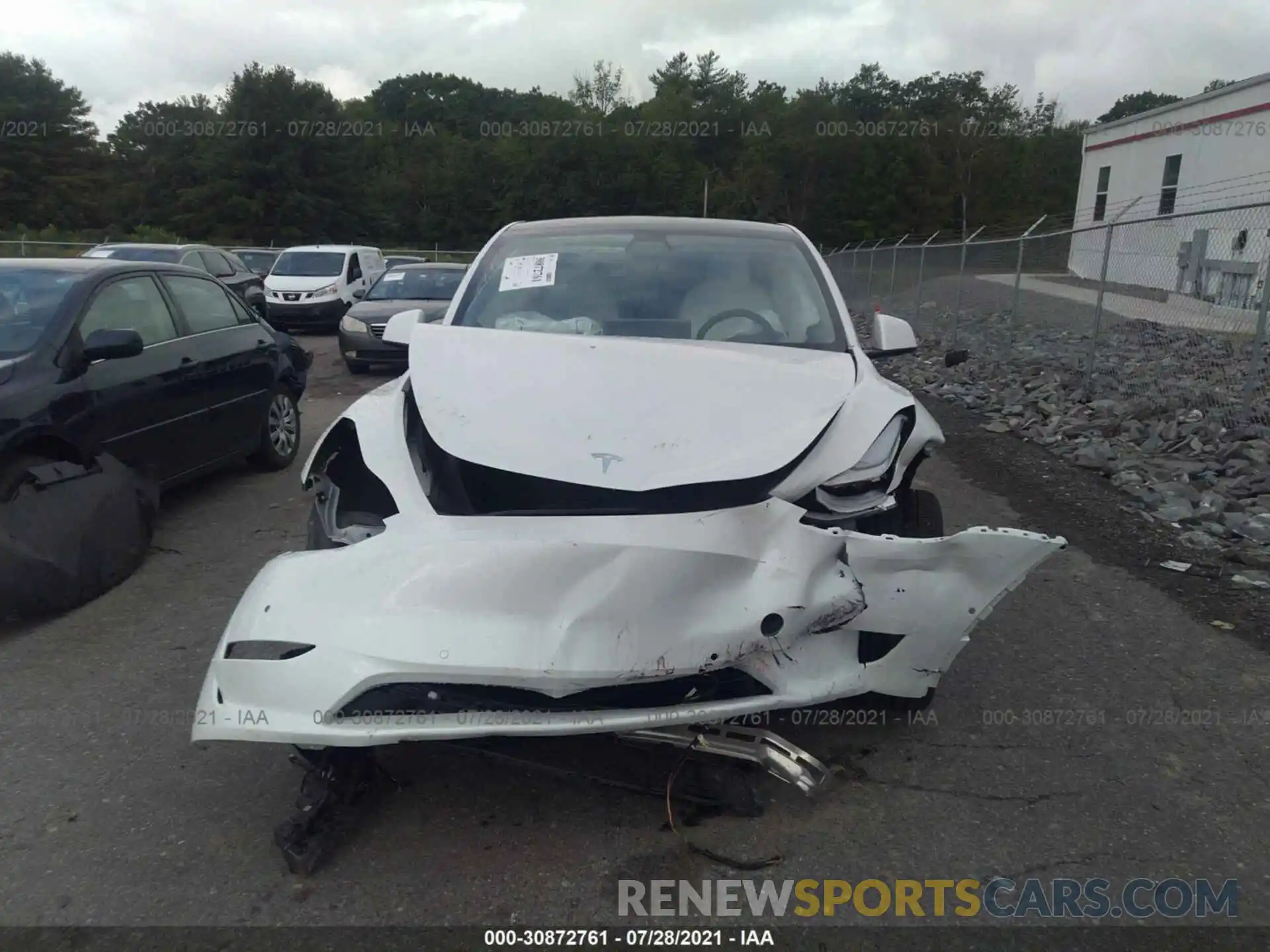 6 Photograph of a damaged car 5YJYGDEE1LF049837 TESLA MODEL Y 2020