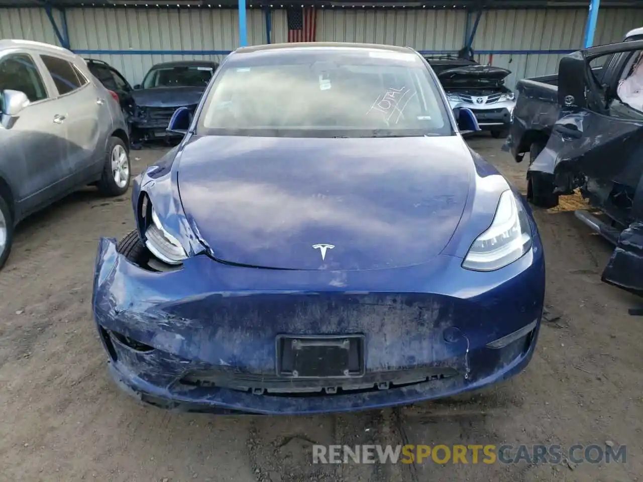 5 Photograph of a damaged car 5YJYGDEE2LF010254 TESLA MODEL Y 2020