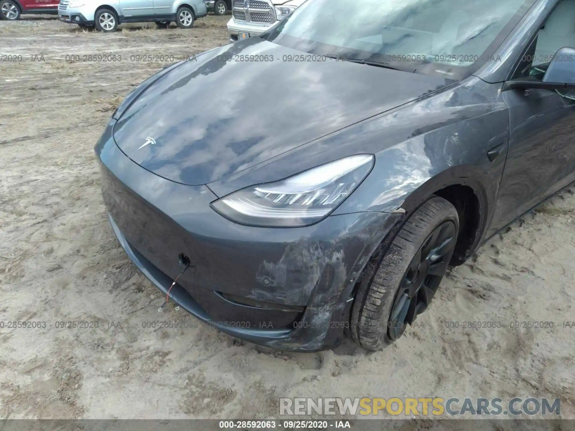 6 Photograph of a damaged car 5YJYGDEE2LF025742 TESLA MODEL Y 2020