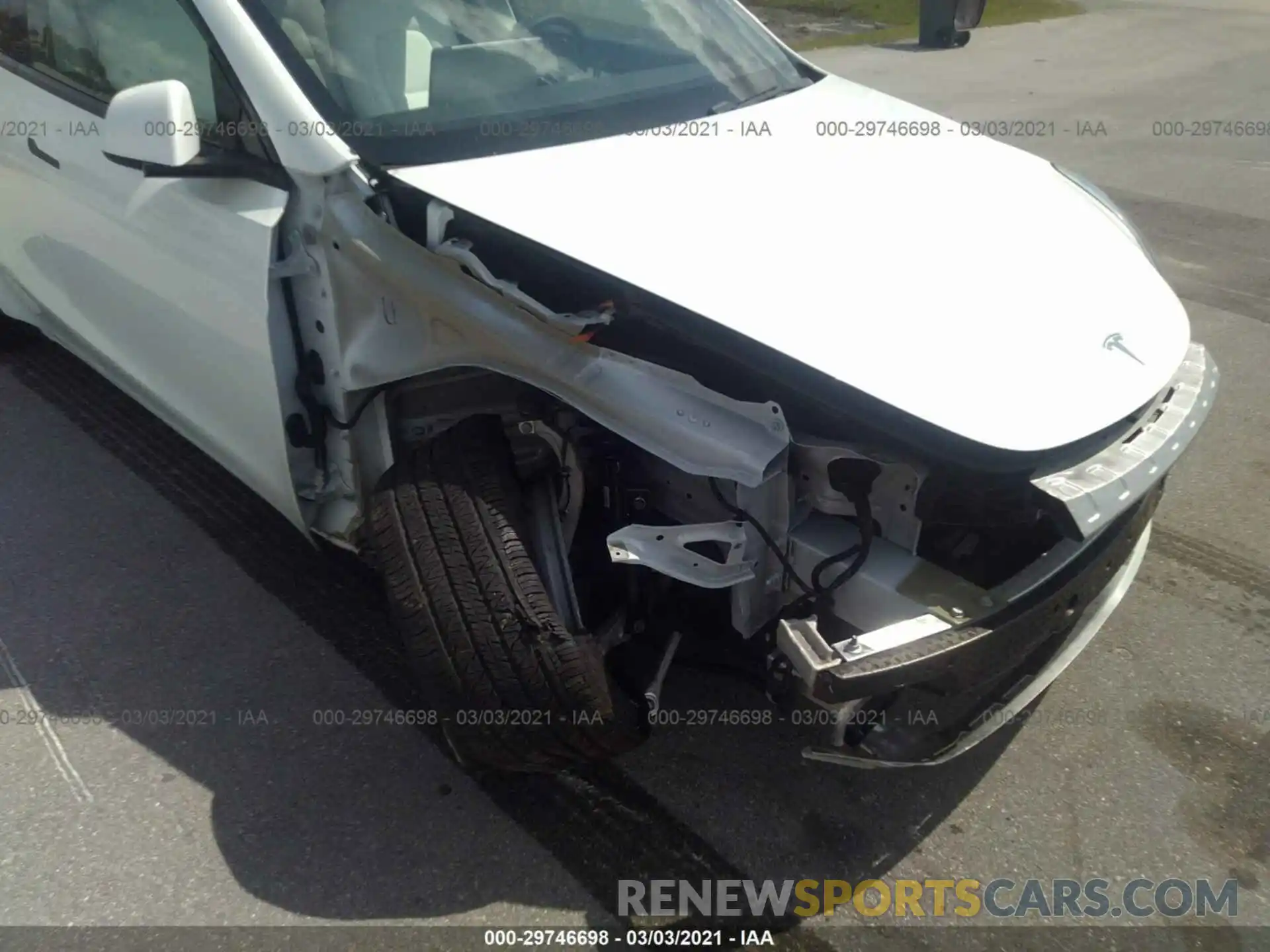 6 Photograph of a damaged car 5YJYGDEE2LF027393 TESLA MODEL Y 2020