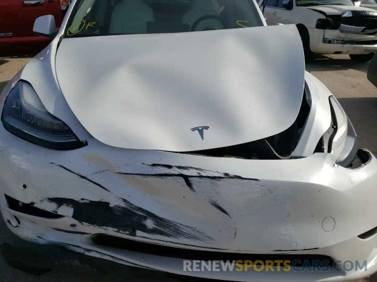 7 Photograph of a damaged car 5YJYGDEE2LF032609 TESLA MODEL Y 2020