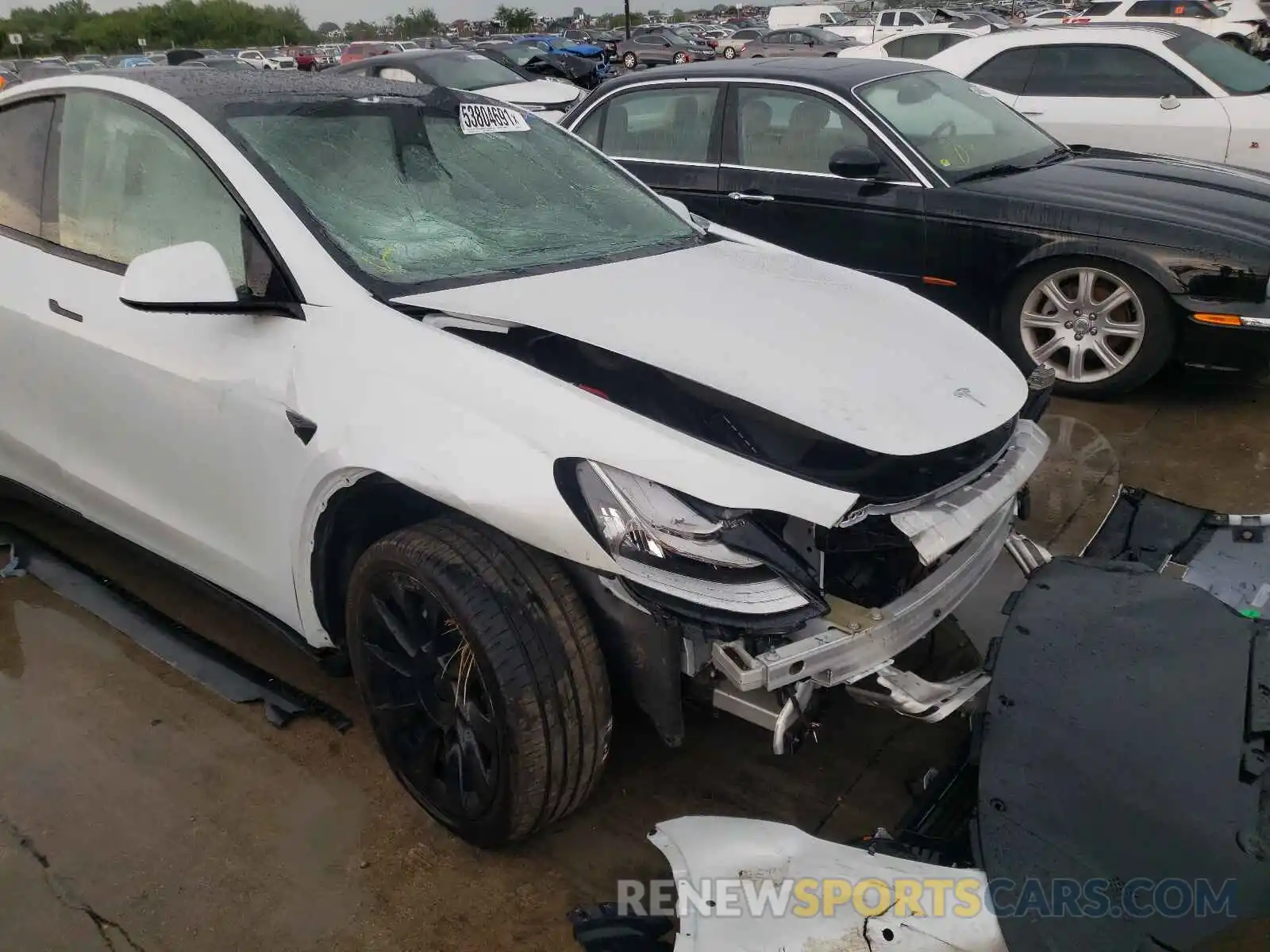 9 Photograph of a damaged car 5YJYGDEE2LF032853 TESLA MODEL Y 2020