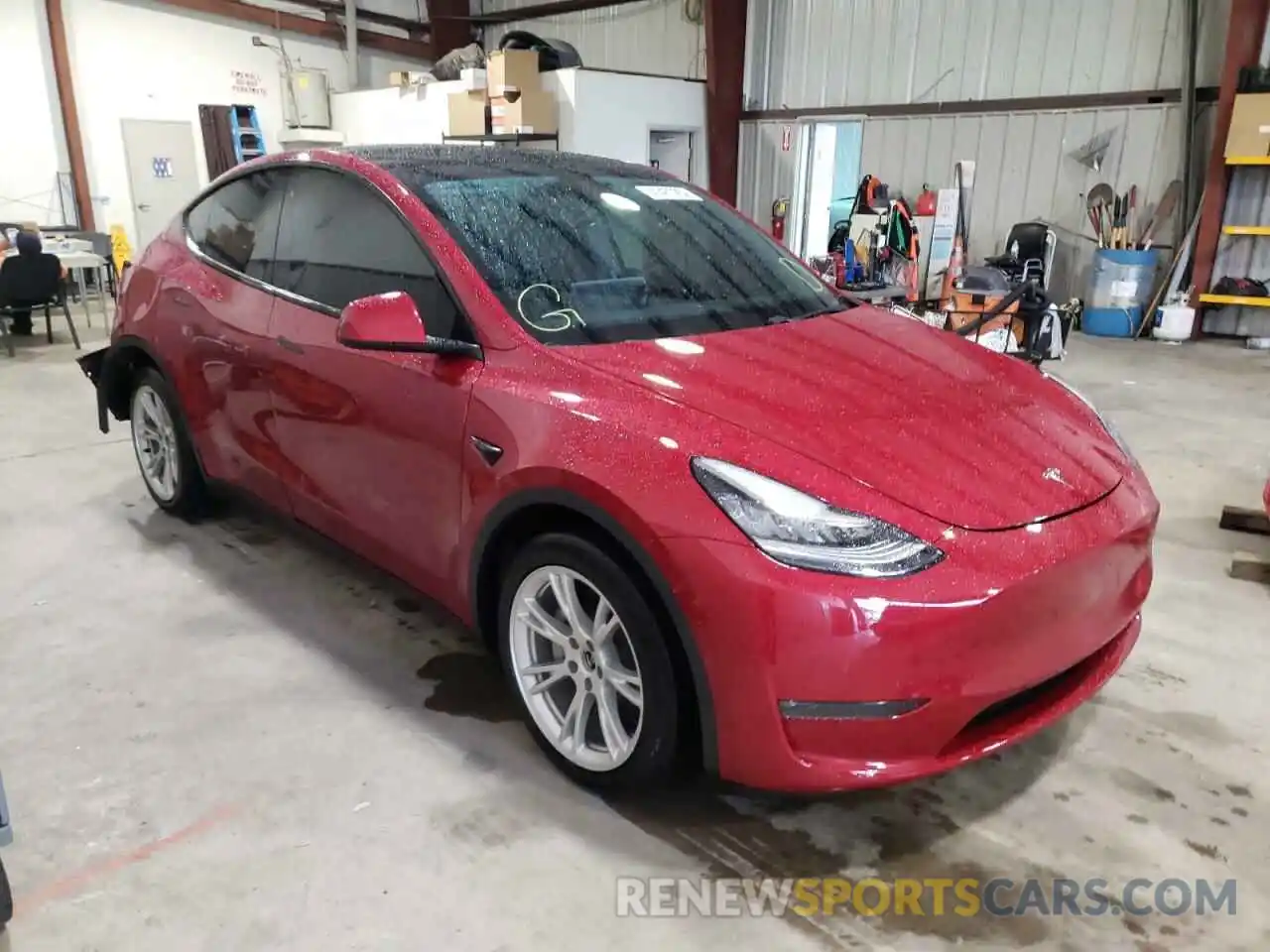 1 Фотография поврежденного автомобиля 5YJYGDEE2LF036675 TESLA MODEL Y 2020