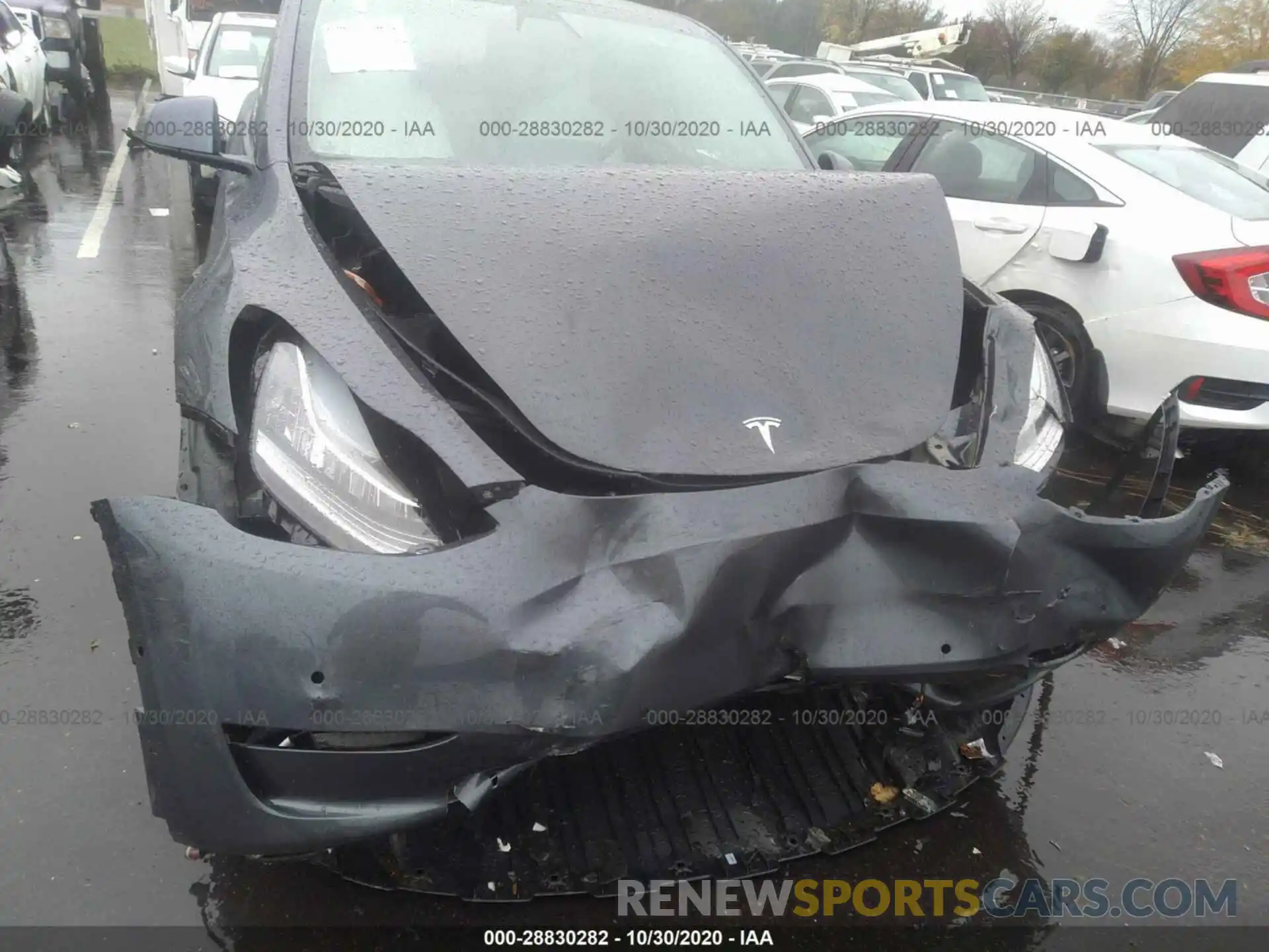 6 Photograph of a damaged car 5YJYGDEE2LF037745 TESLA MODEL Y 2020