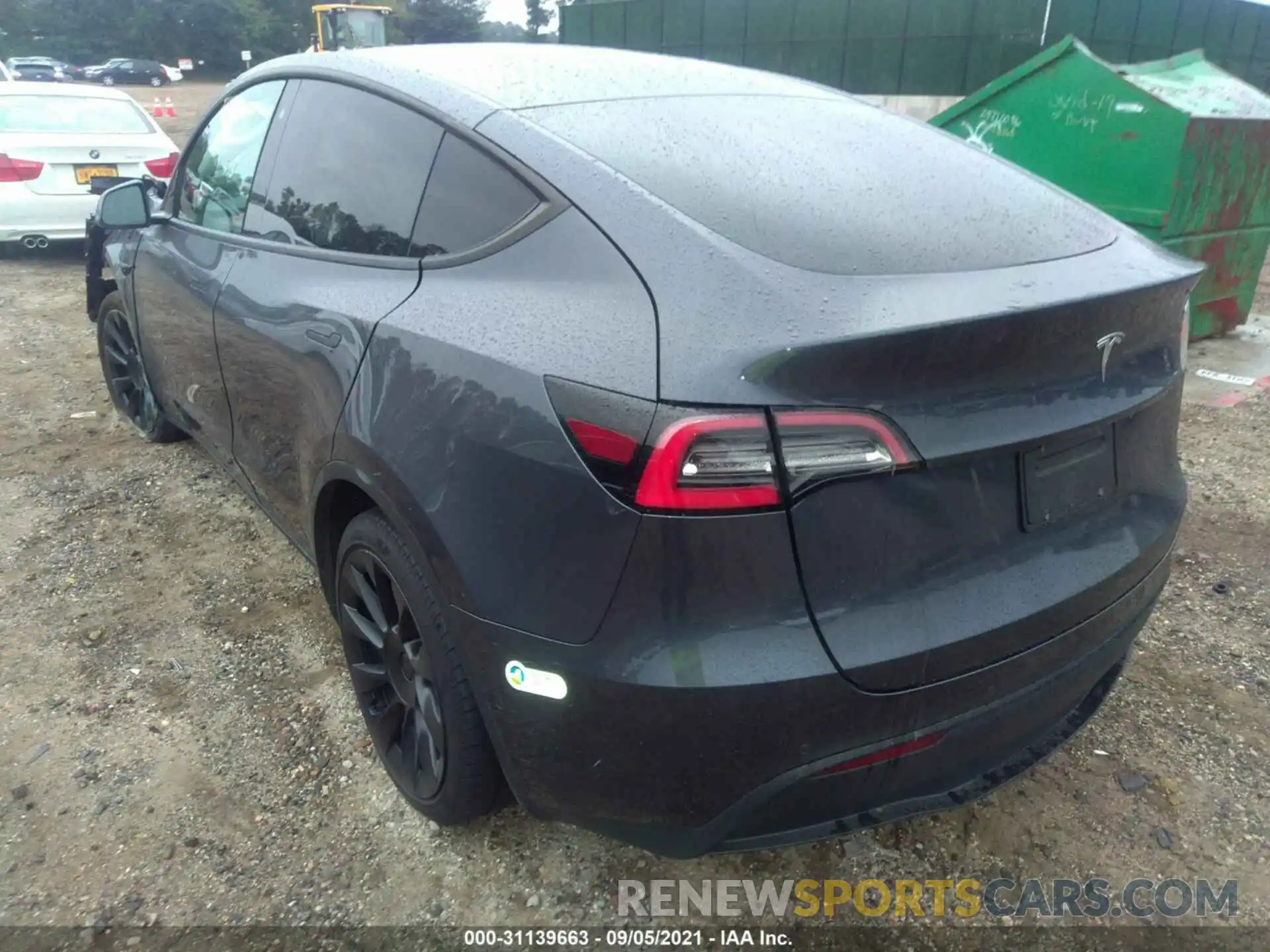 3 Photograph of a damaged car 5YJYGDEE2LF045621 TESLA MODEL Y 2020