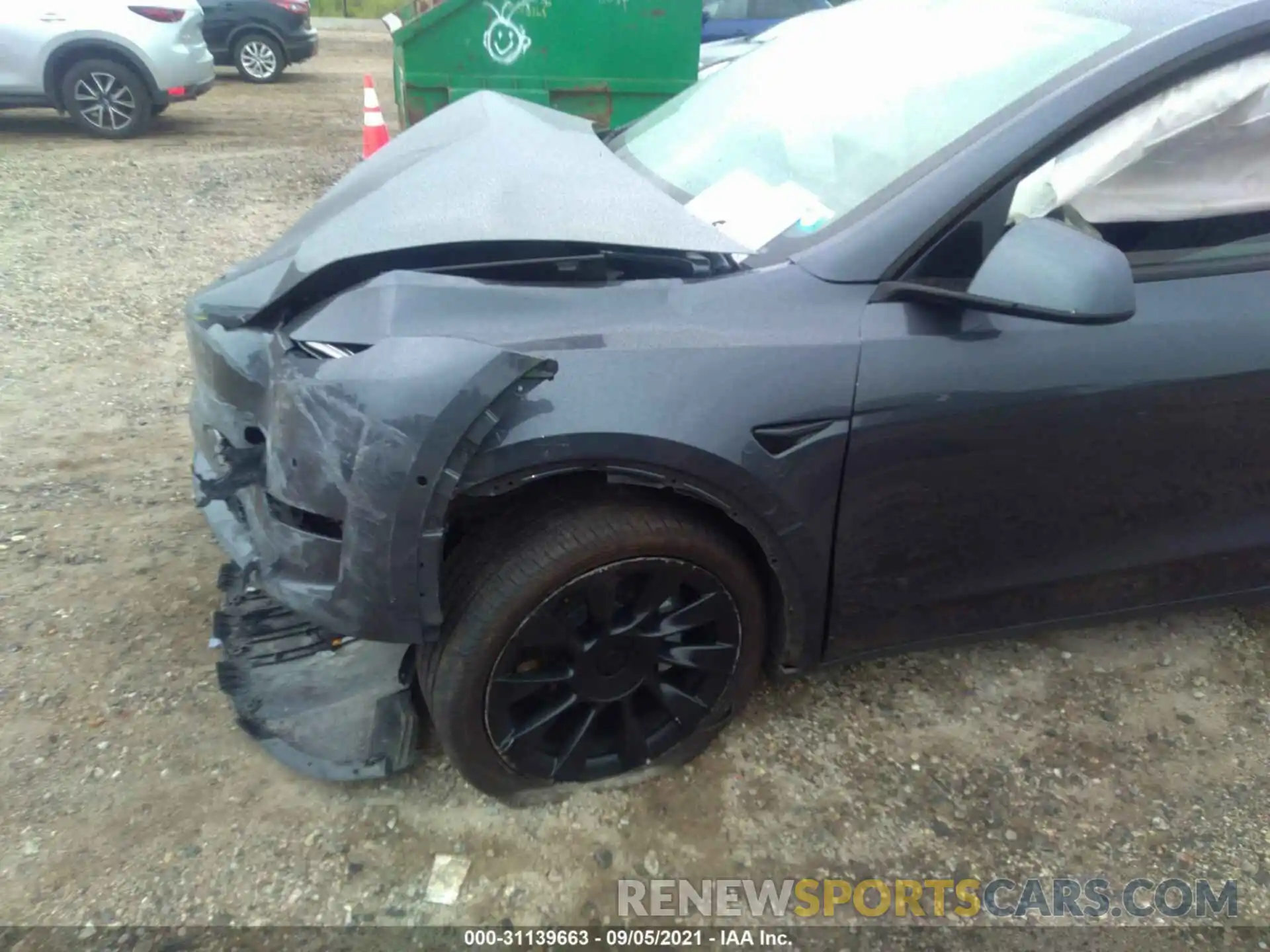 6 Photograph of a damaged car 5YJYGDEE2LF045621 TESLA MODEL Y 2020