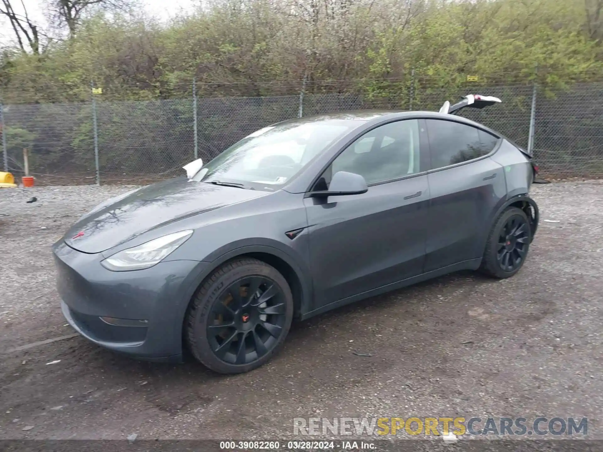 2 Photograph of a damaged car 5YJYGDEE2LF045859 TESLA MODEL Y 2020