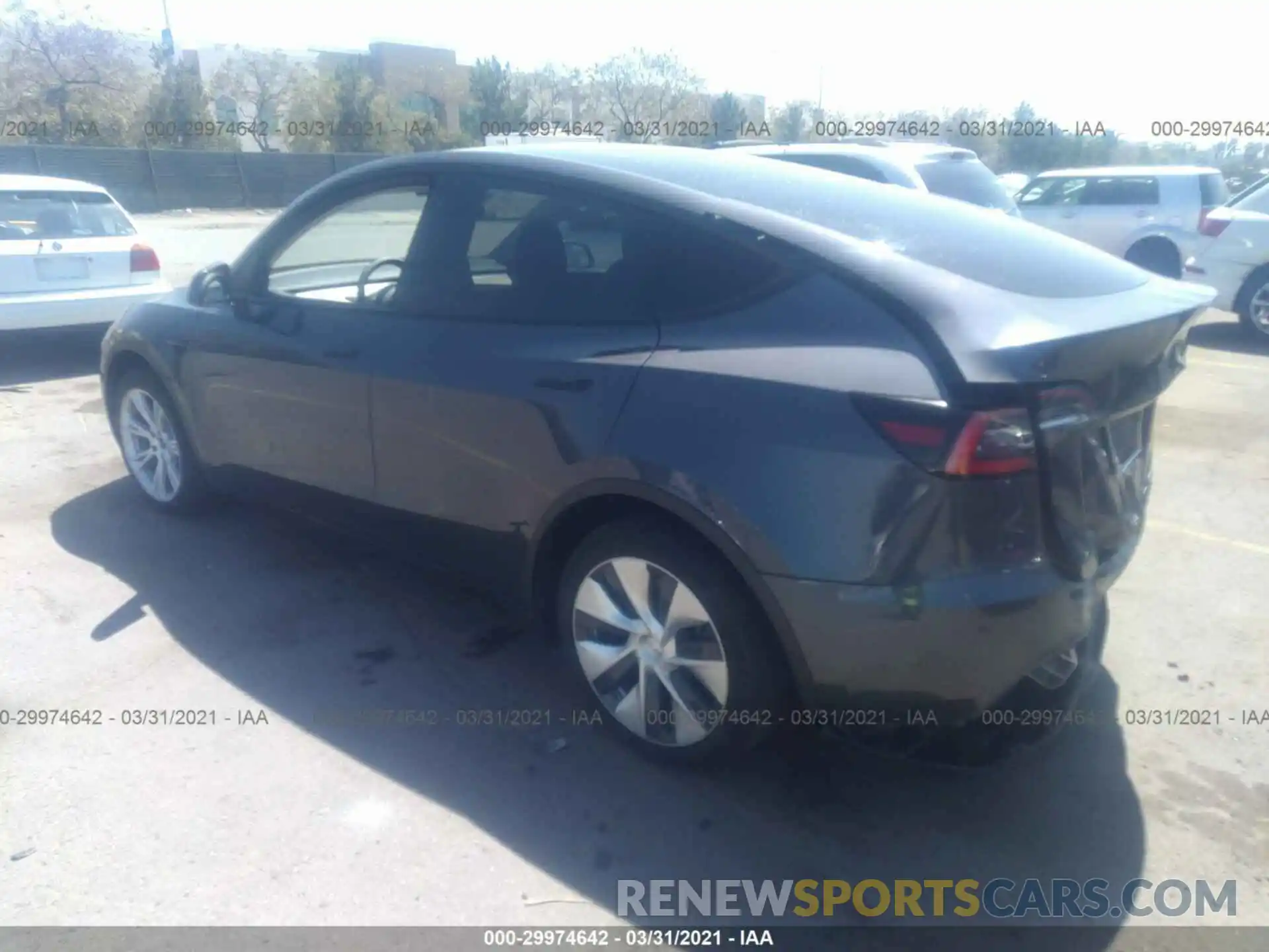 3 Photograph of a damaged car 5YJYGDEE2LF050592 TESLA MODEL Y 2020