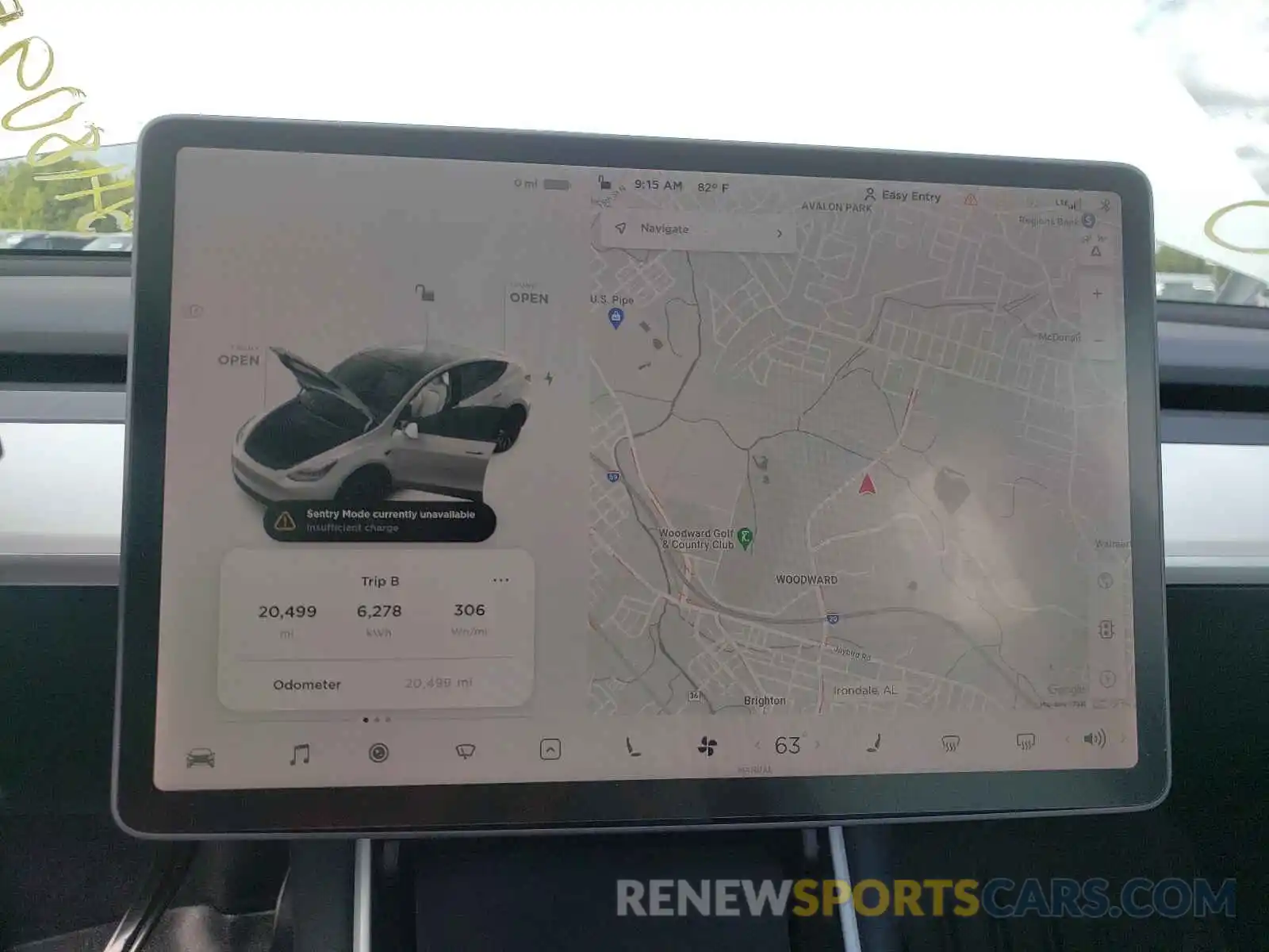 9 Photograph of a damaged car 5YJYGDEE2LF053119 TESLA MODEL Y 2020