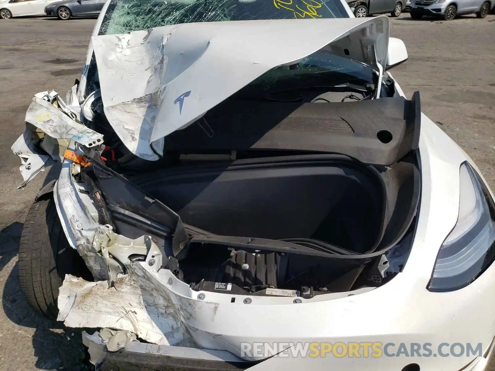 7 Photograph of a damaged car 5YJYGDEE2LF055730 TESLA MODEL Y 2020