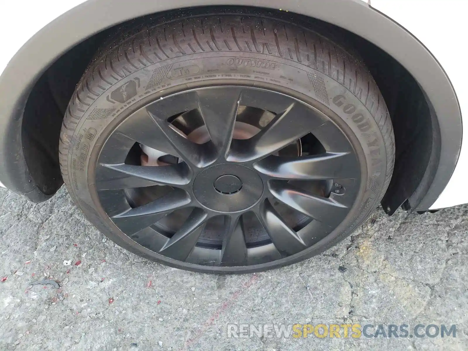 9 Photograph of a damaged car 5YJYGDEE2LF055730 TESLA MODEL Y 2020