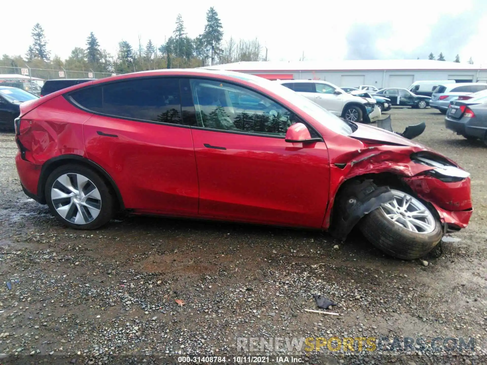 6 Photograph of a damaged car 5YJYGDEE3LF009274 TESLA MODEL Y 2020