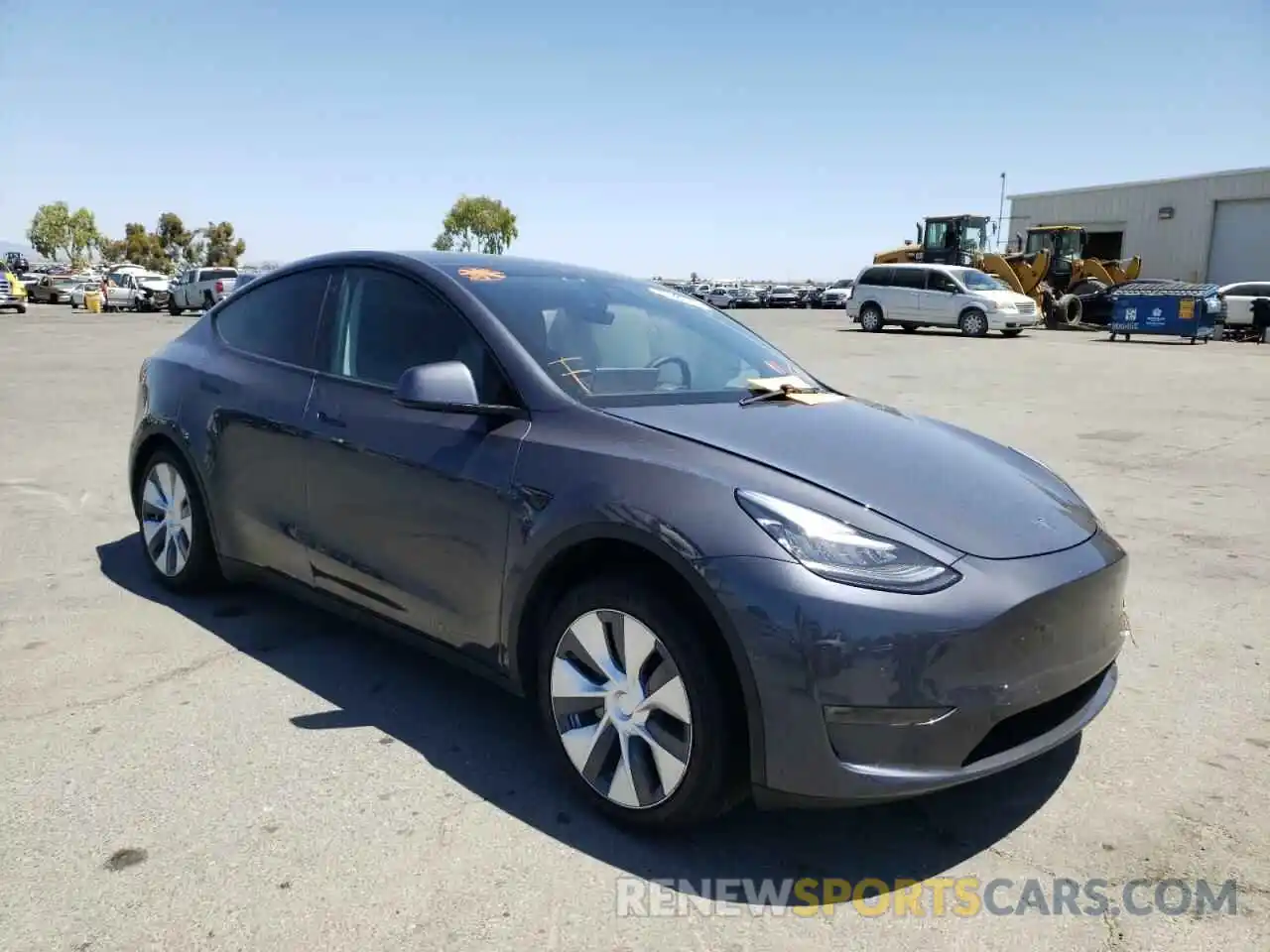 1 Photograph of a damaged car 5YJYGDEE3LF013342 TESLA MODEL Y 2020