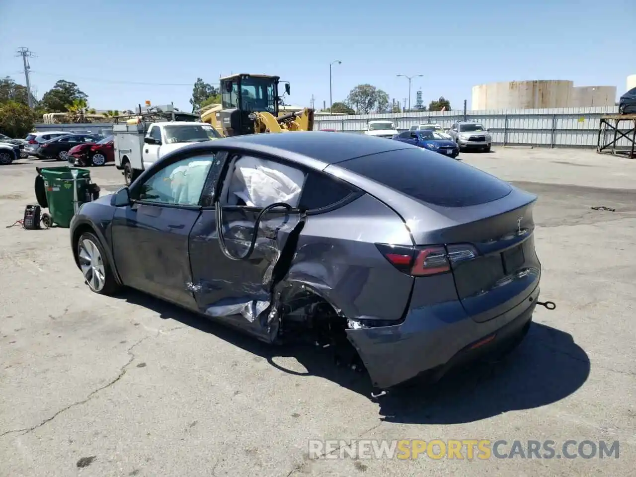 3 Photograph of a damaged car 5YJYGDEE3LF013342 TESLA MODEL Y 2020