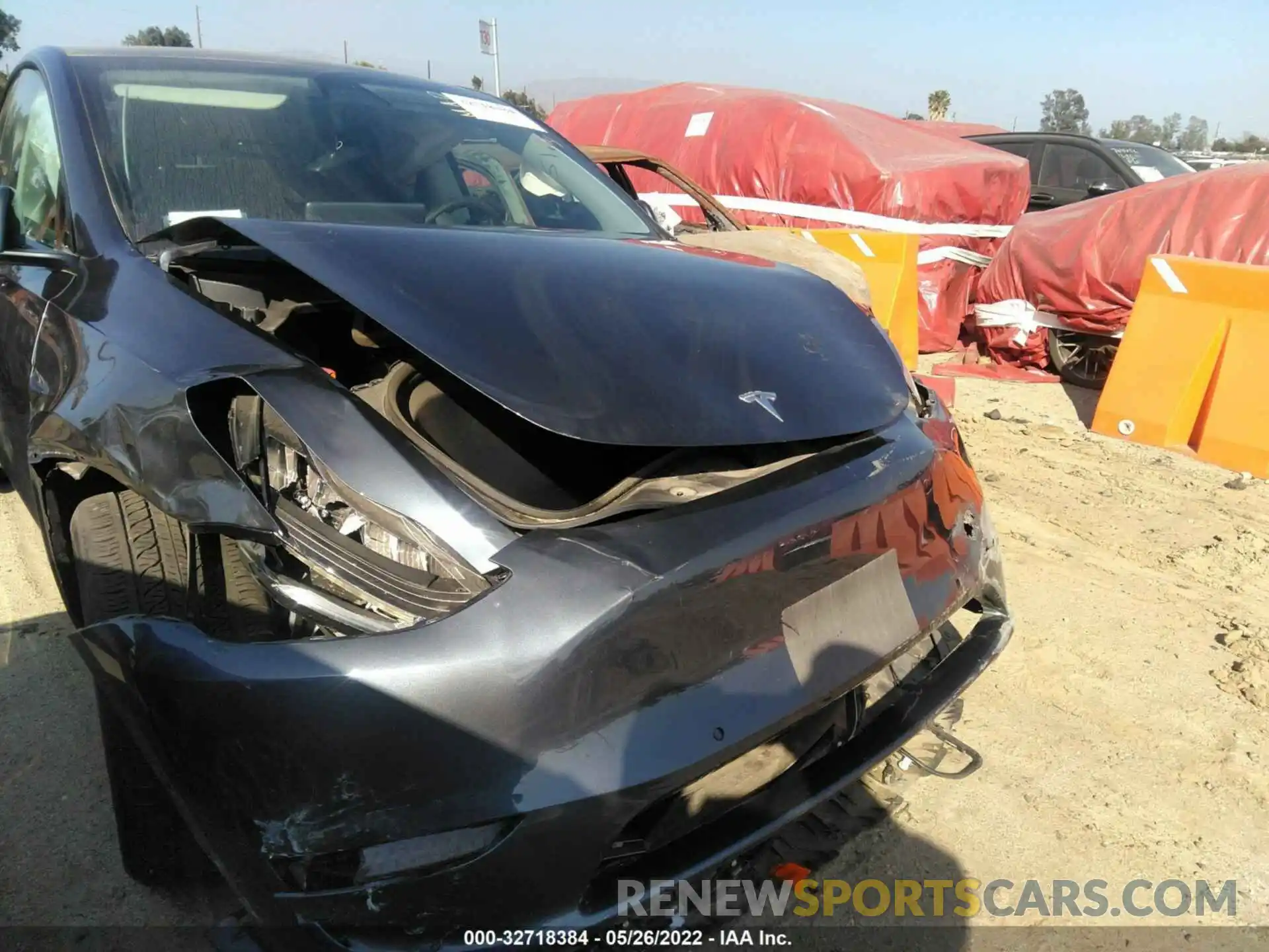 1 Photograph of a damaged car 5YJYGDEE3LF014927 TESLA MODEL Y 2020