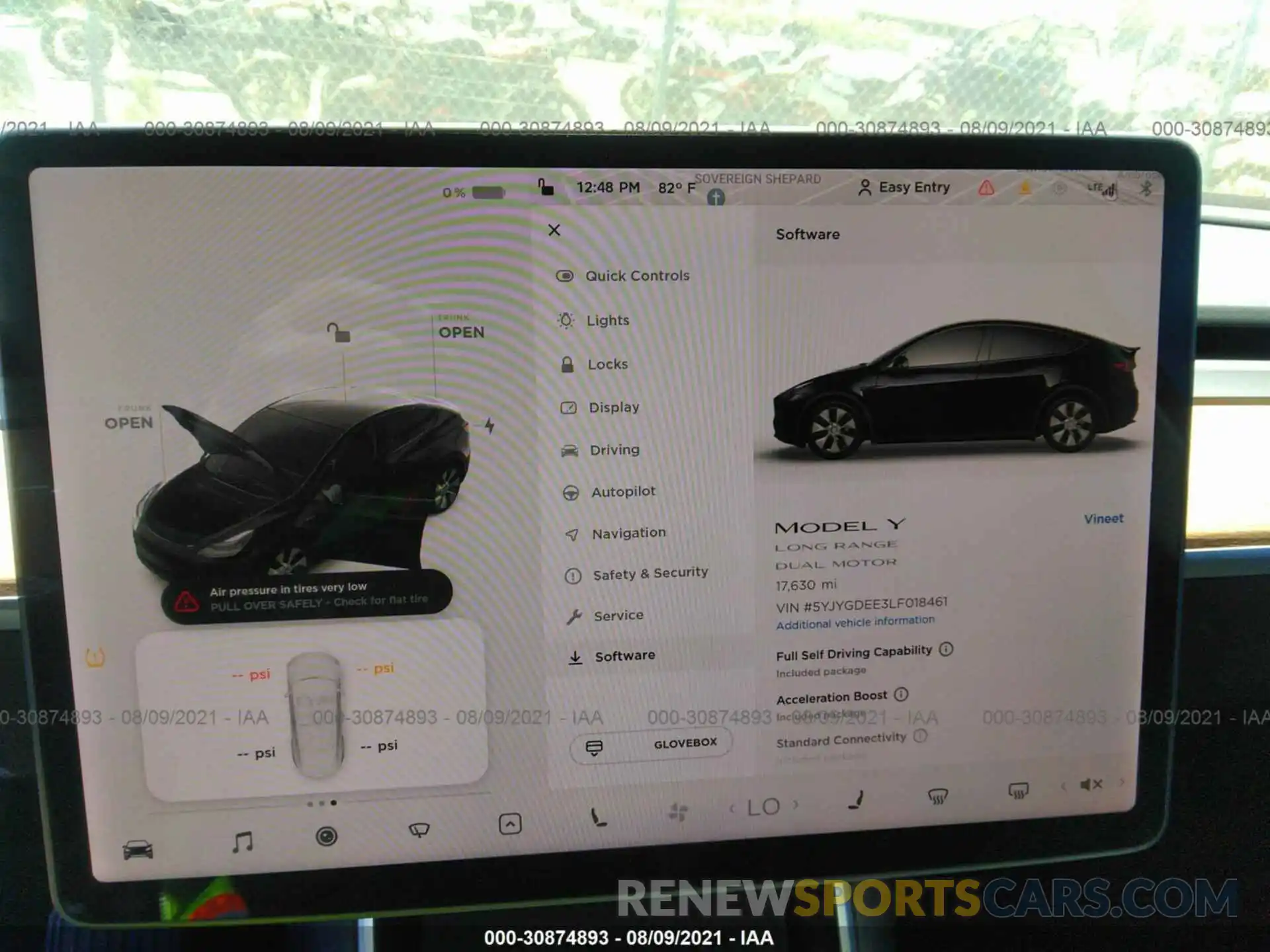 7 Photograph of a damaged car 5YJYGDEE3LF018461 TESLA MODEL Y 2020