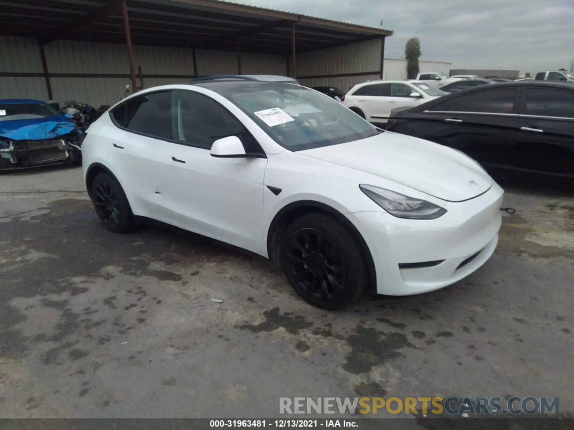 1 Photograph of a damaged car 5YJYGDEE3LF022378 TESLA MODEL Y 2020