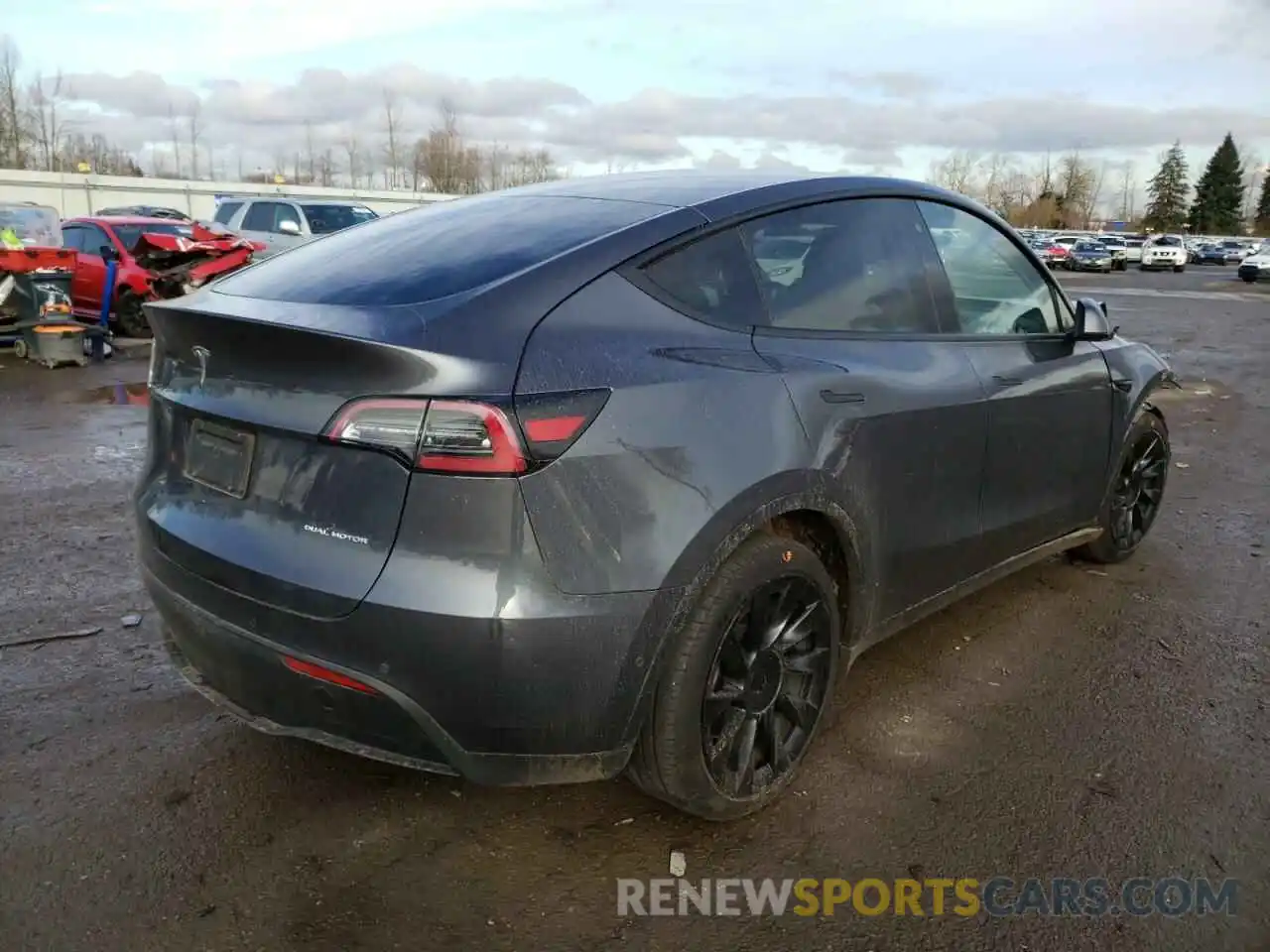 4 Фотография поврежденного автомобиля 5YJYGDEE3LF022509 TESLA MODEL Y 2020