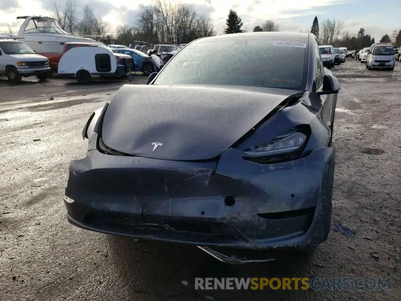 9 Photograph of a damaged car 5YJYGDEE3LF022509 TESLA MODEL Y 2020