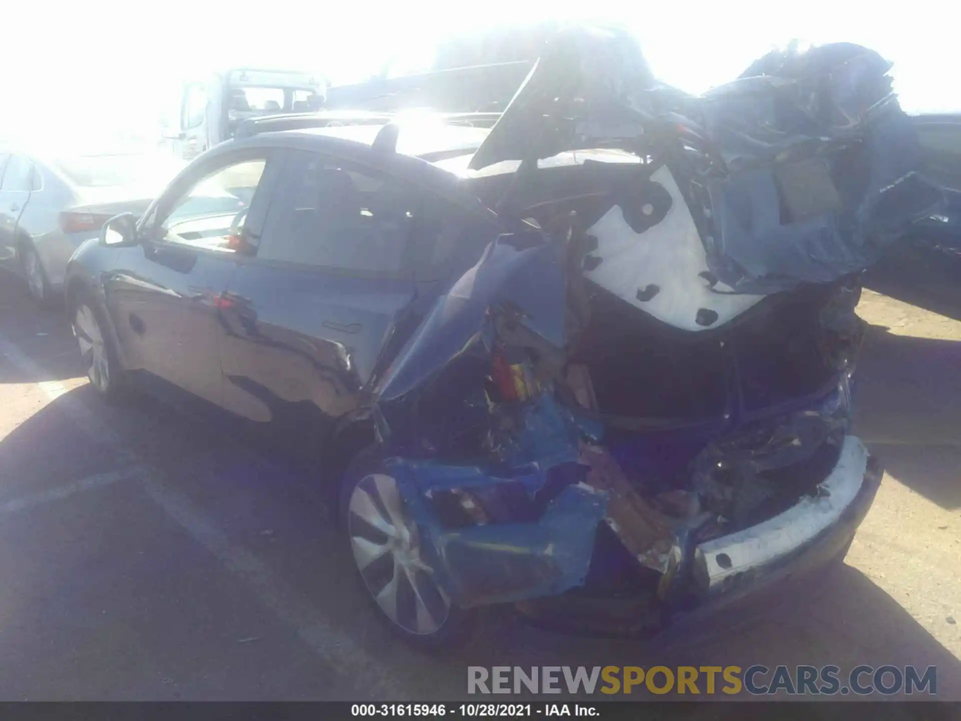 3 Photograph of a damaged car 5YJYGDEE3LF023367 TESLA MODEL Y 2020