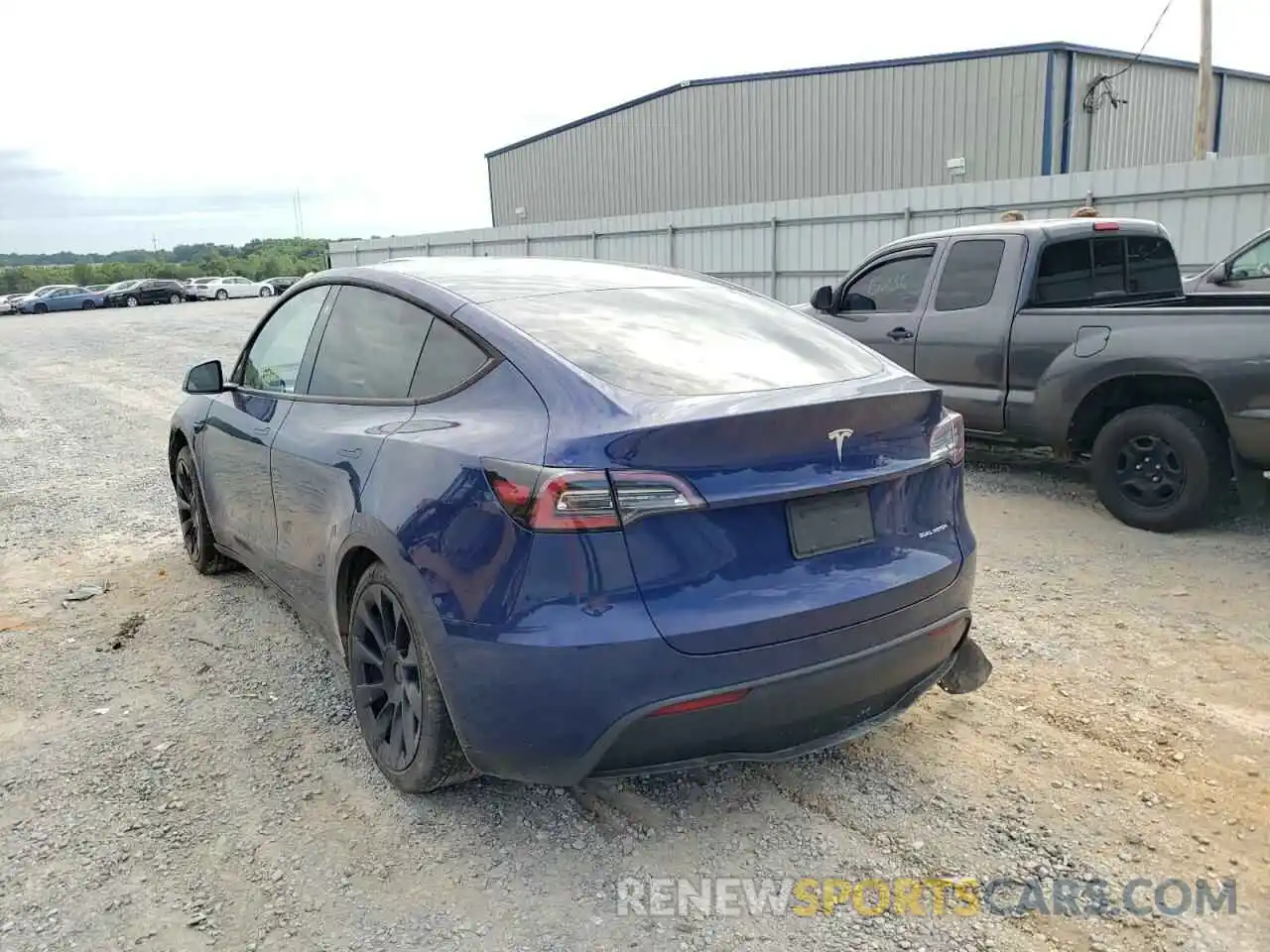 3 Фотография поврежденного автомобиля 5YJYGDEE3LF025832 TESLA MODEL Y 2020