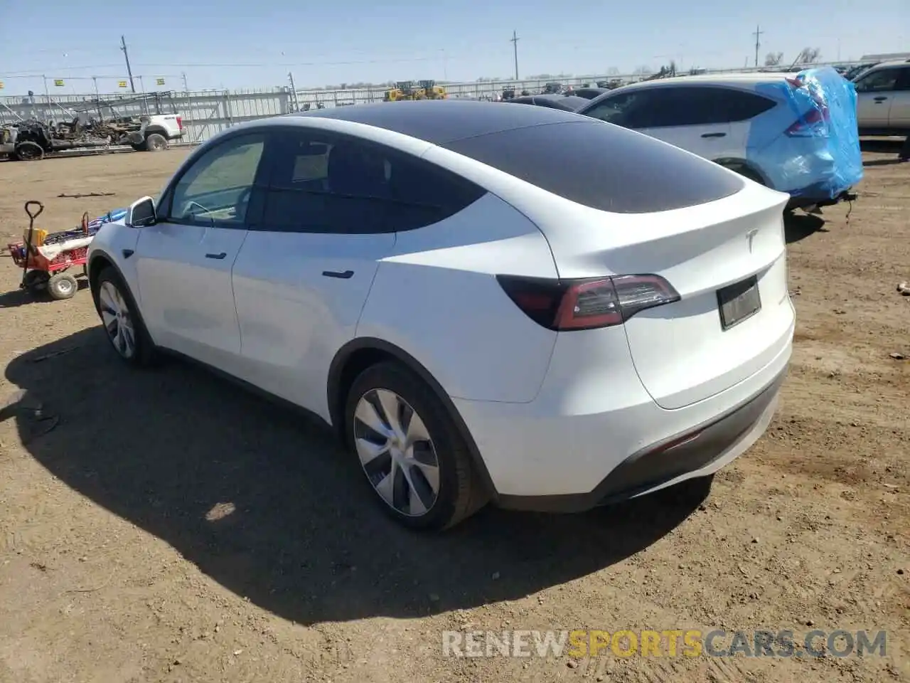 3 Photograph of a damaged car 5YJYGDEE3LF026477 TESLA MODEL Y 2020