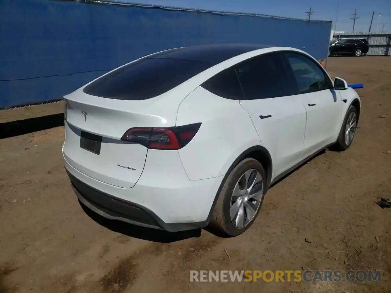 4 Photograph of a damaged car 5YJYGDEE3LF026477 TESLA MODEL Y 2020