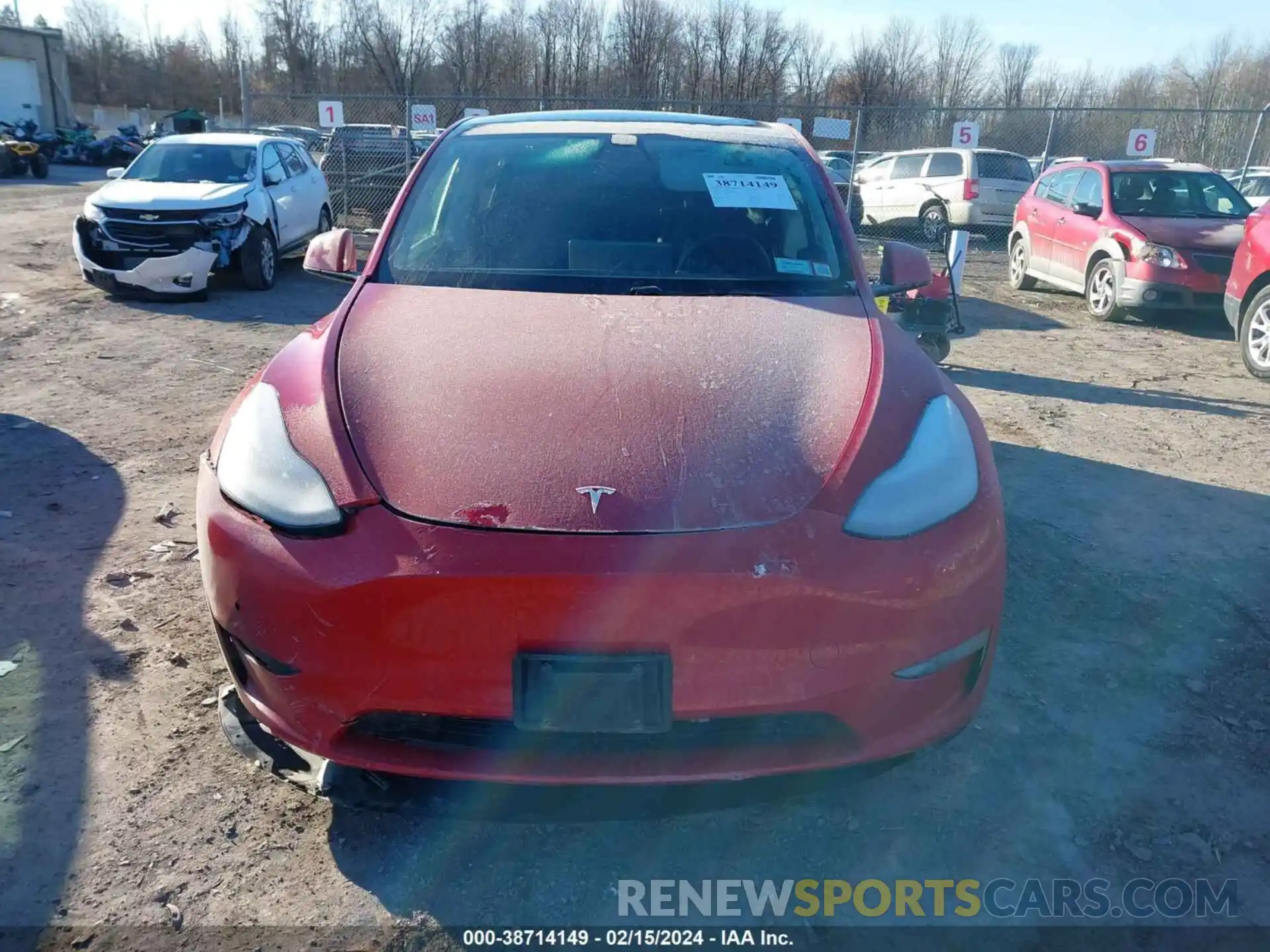 12 Photograph of a damaged car 5YJYGDEE3LF029458 TESLA MODEL Y 2020