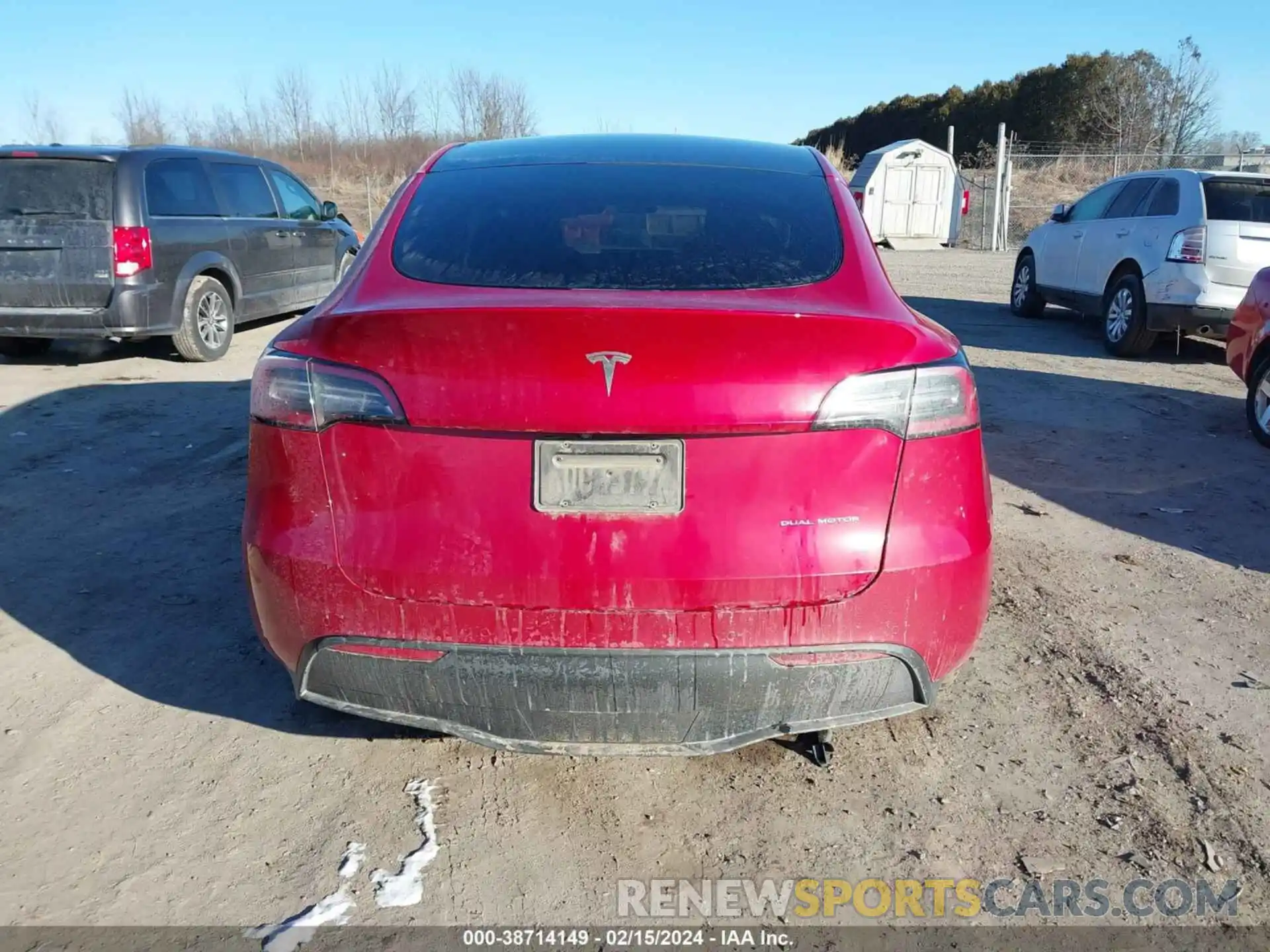 16 Photograph of a damaged car 5YJYGDEE3LF029458 TESLA MODEL Y 2020