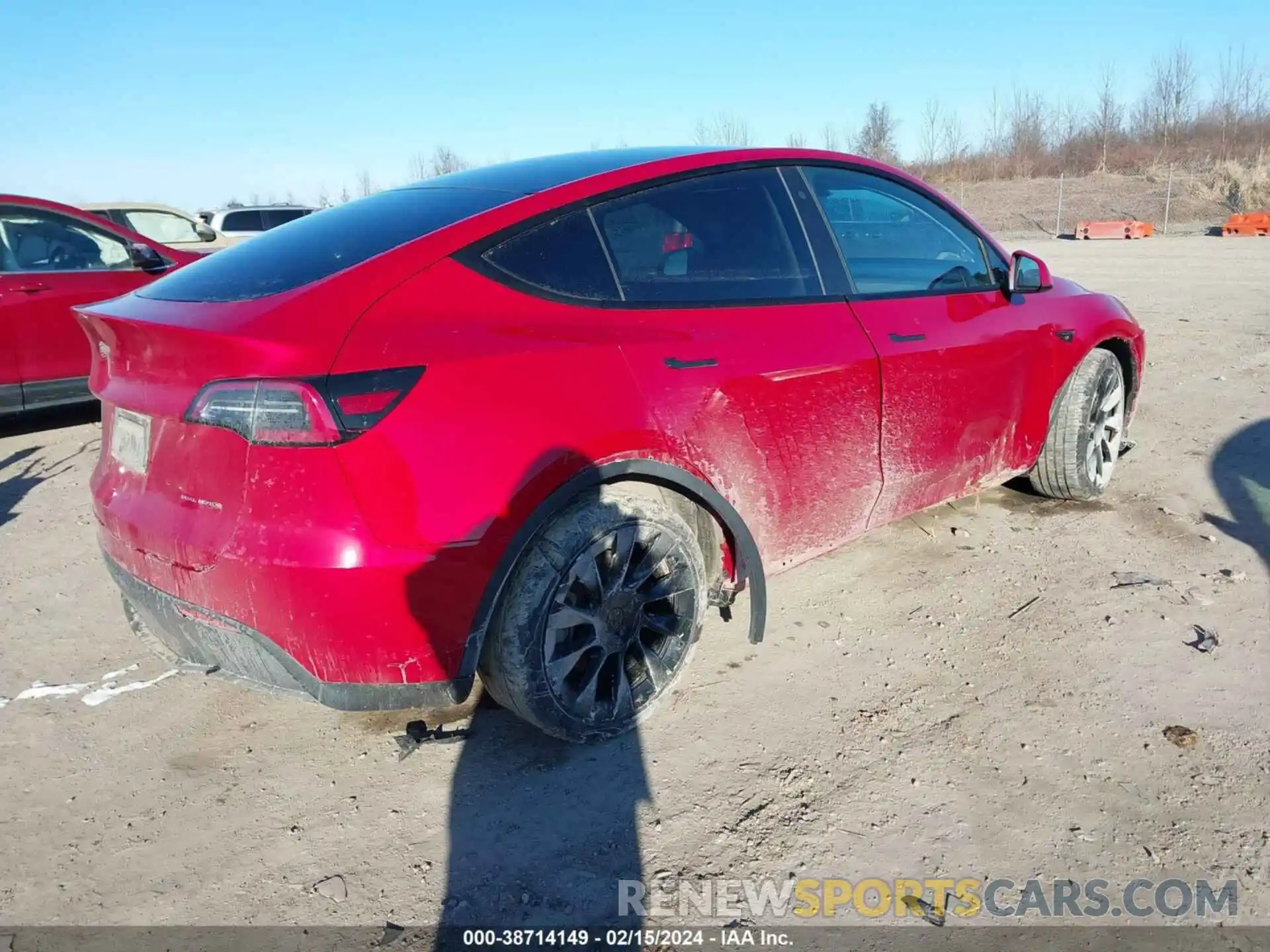 4 Фотография поврежденного автомобиля 5YJYGDEE3LF029458 TESLA MODEL Y 2020