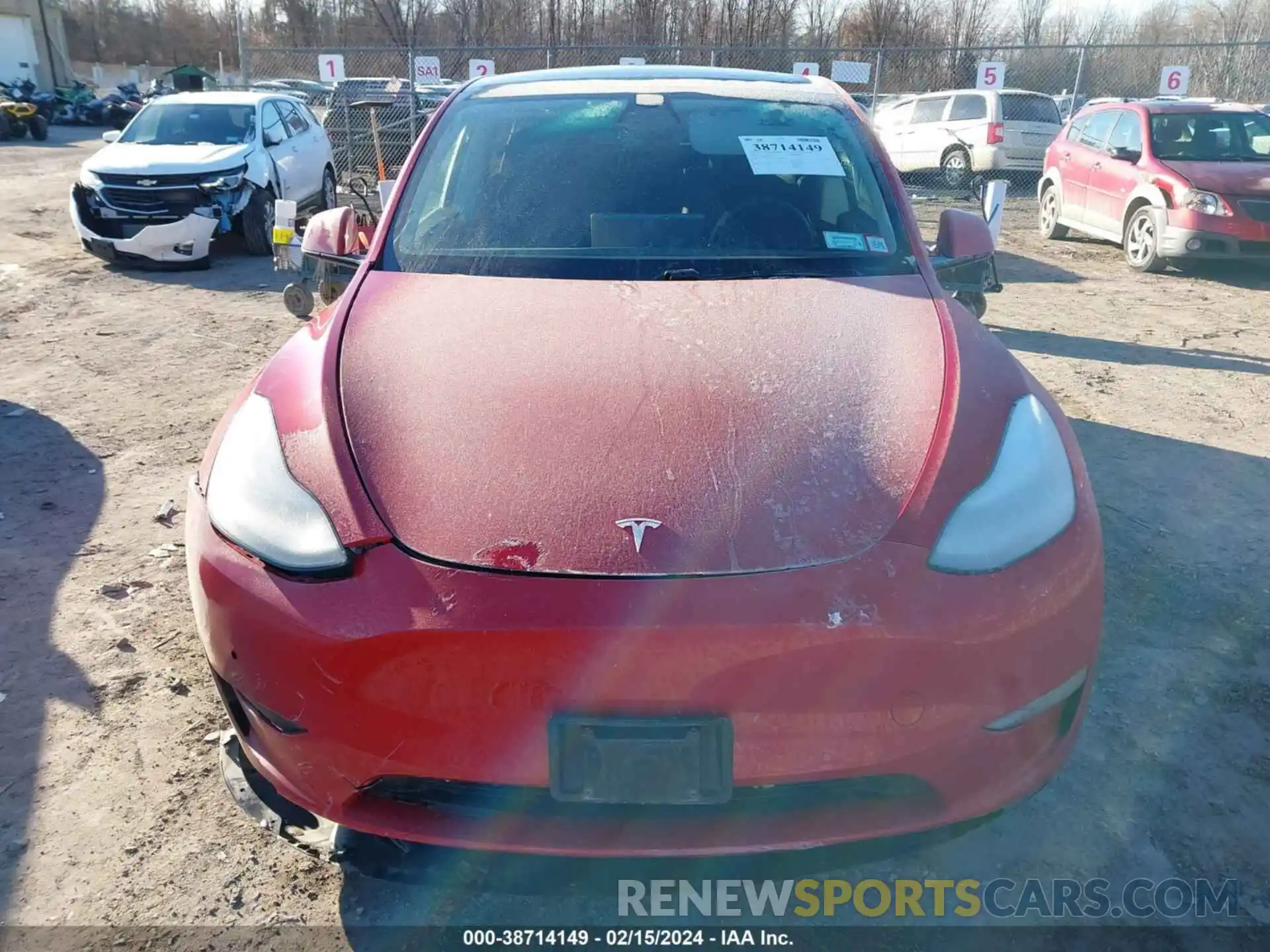 6 Photograph of a damaged car 5YJYGDEE3LF029458 TESLA MODEL Y 2020