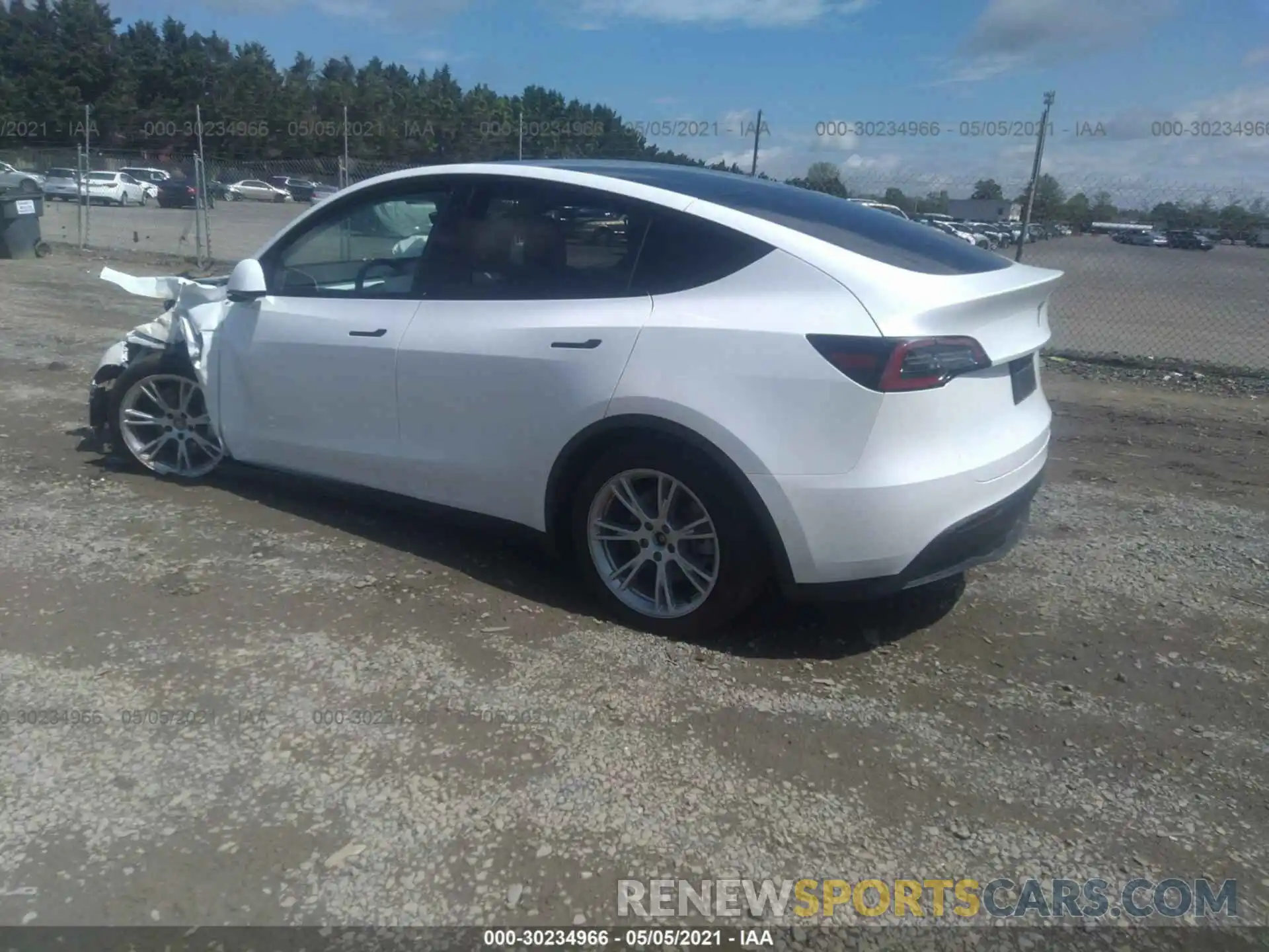 3 Photograph of a damaged car 5YJYGDEE3LF032201 TESLA MODEL Y 2020