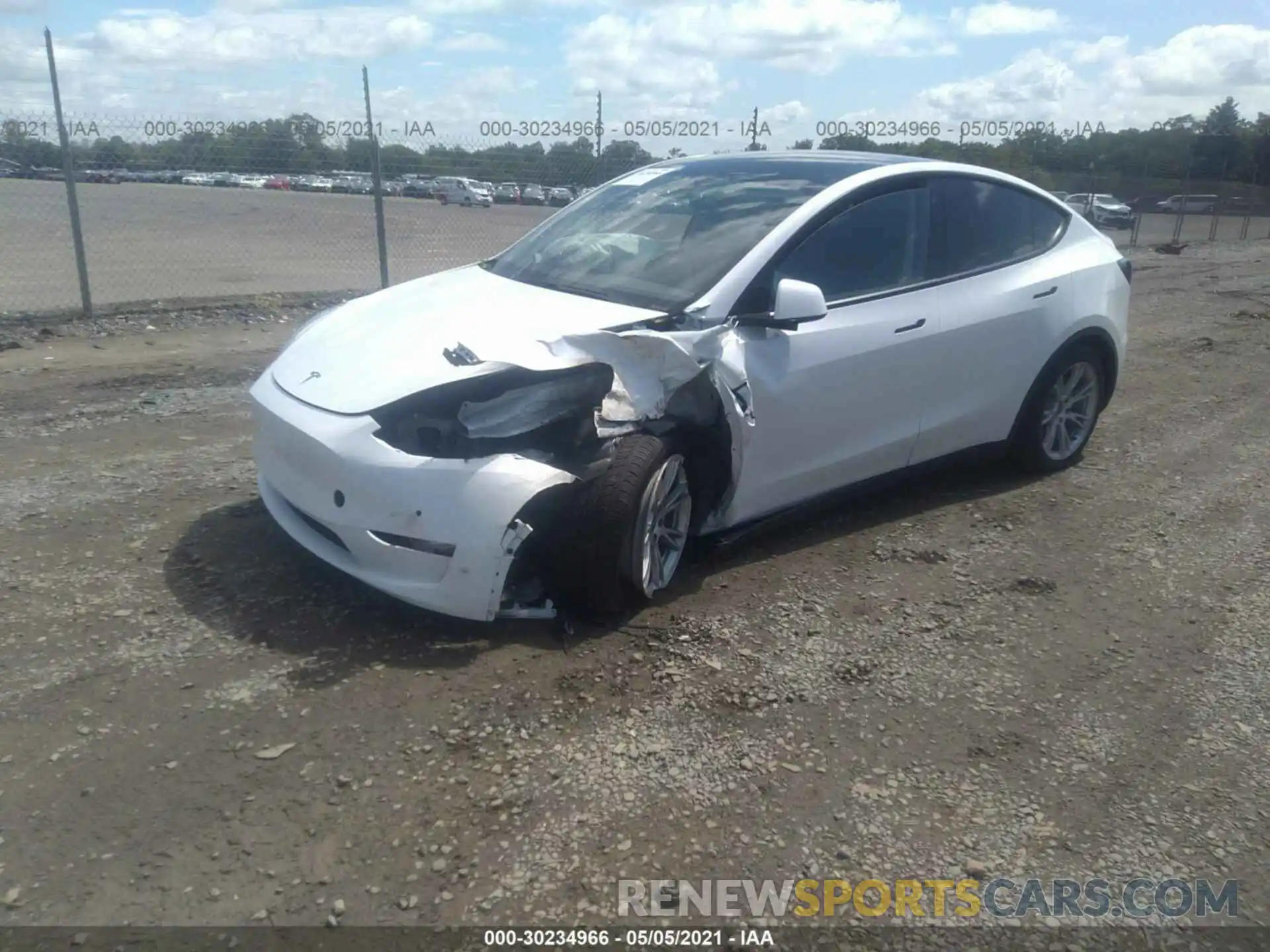 6 Photograph of a damaged car 5YJYGDEE3LF032201 TESLA MODEL Y 2020