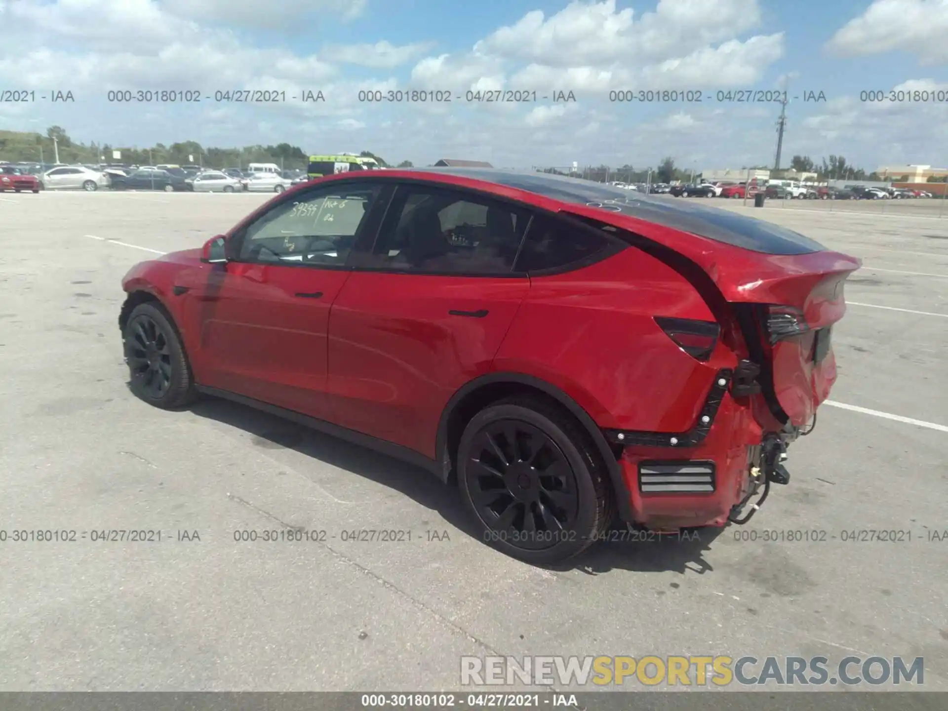 3 Photograph of a damaged car 5YJYGDEE3LF040413 TESLA MODEL Y 2020