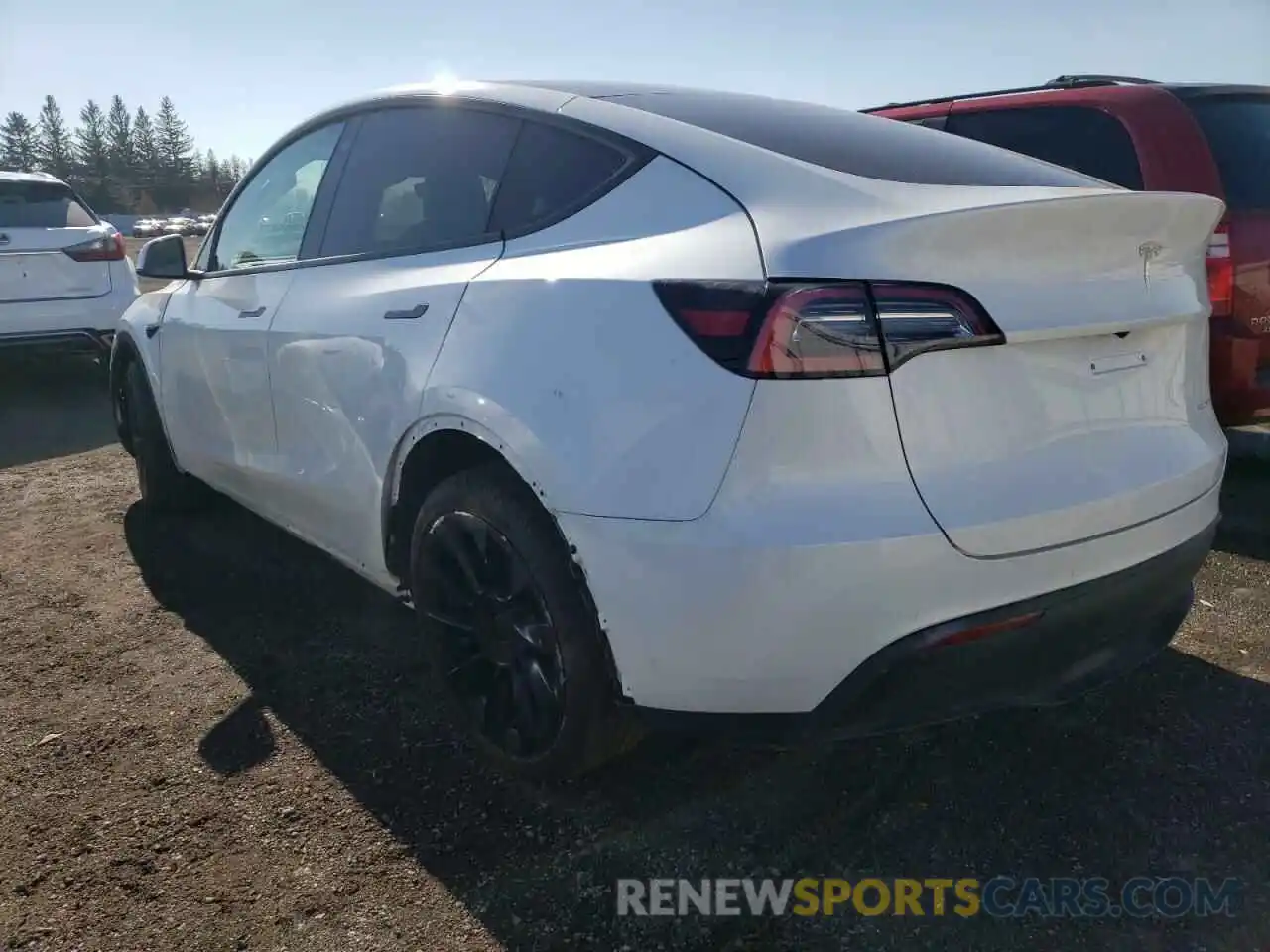 3 Фотография поврежденного автомобиля 5YJYGDEE3LF046230 TESLA MODEL Y 2020