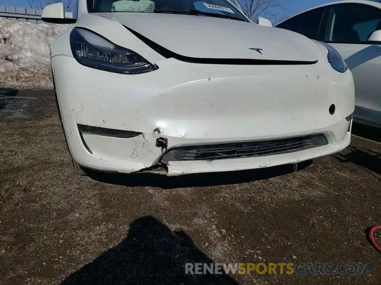 9 Photograph of a damaged car 5YJYGDEE3LF046230 TESLA MODEL Y 2020