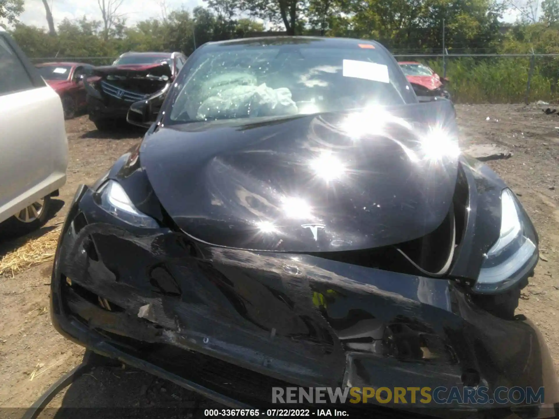 10 Photograph of a damaged car 5YJYGDEE3LF048091 TESLA MODEL Y 2020