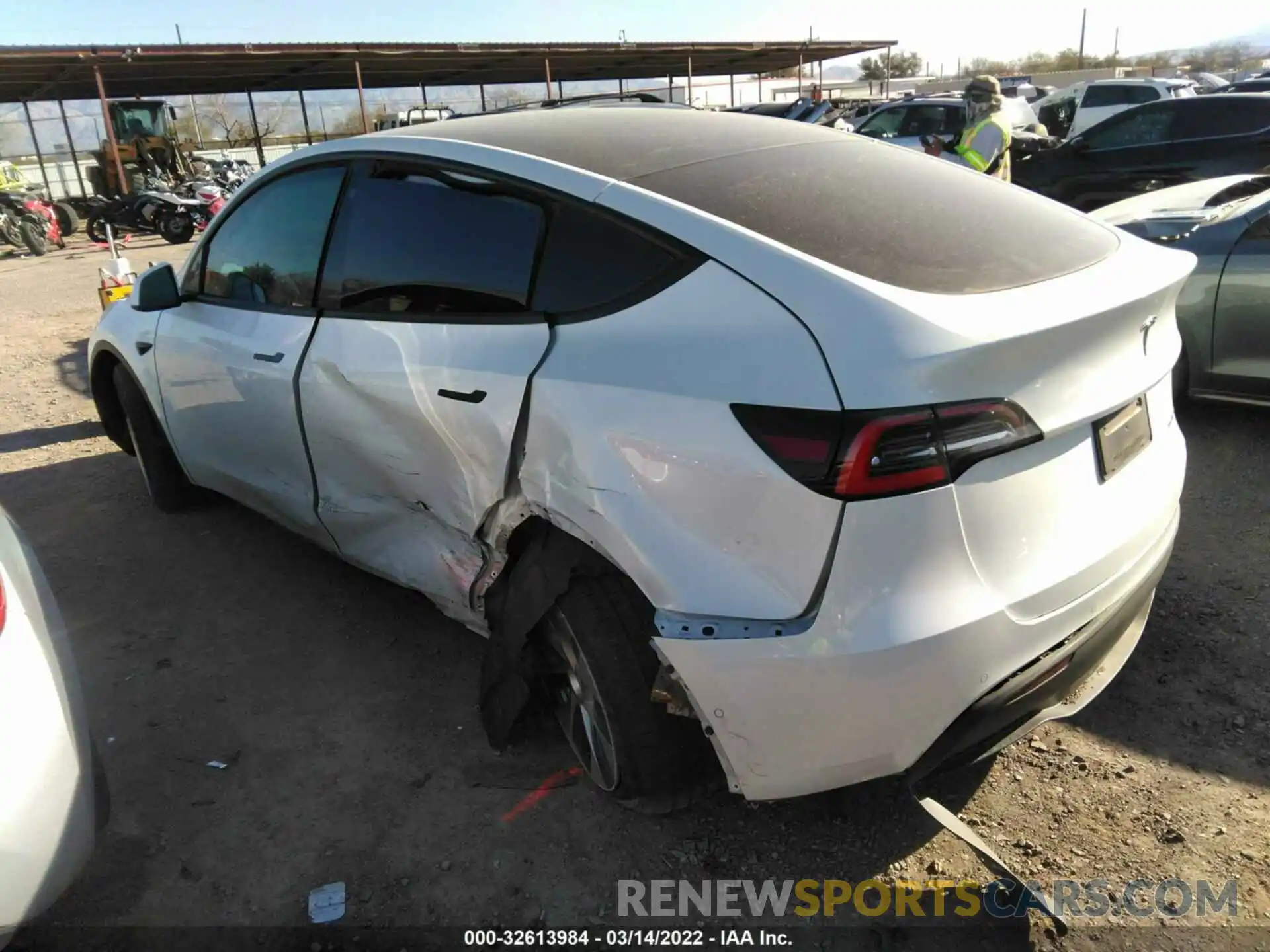 3 Photograph of a damaged car 5YJYGDEE3LF053002 TESLA MODEL Y 2020