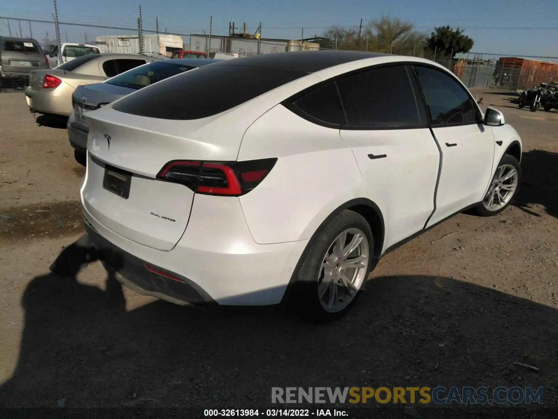 4 Photograph of a damaged car 5YJYGDEE3LF053002 TESLA MODEL Y 2020