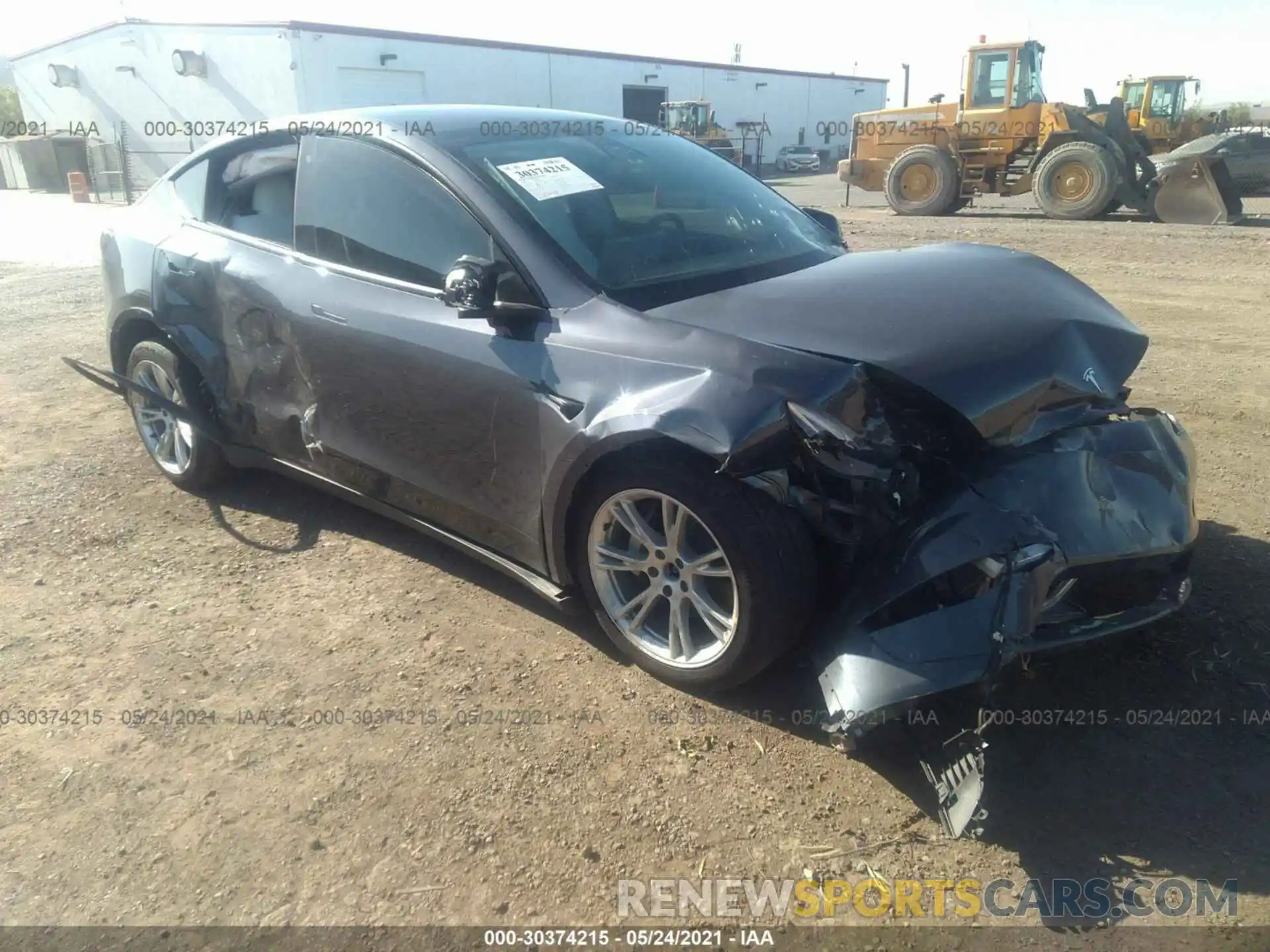 1 Photograph of a damaged car 5YJYGDEE3LF053730 TESLA MODEL Y 2020